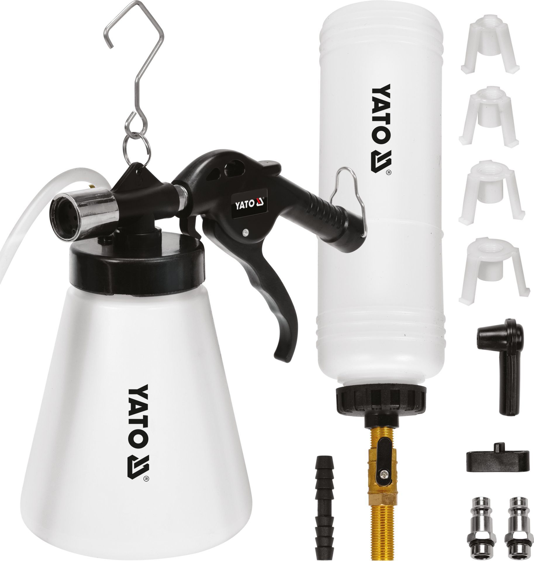 Yato Werkzeugset Pneumatisches Bremsenentlüftungsgerät