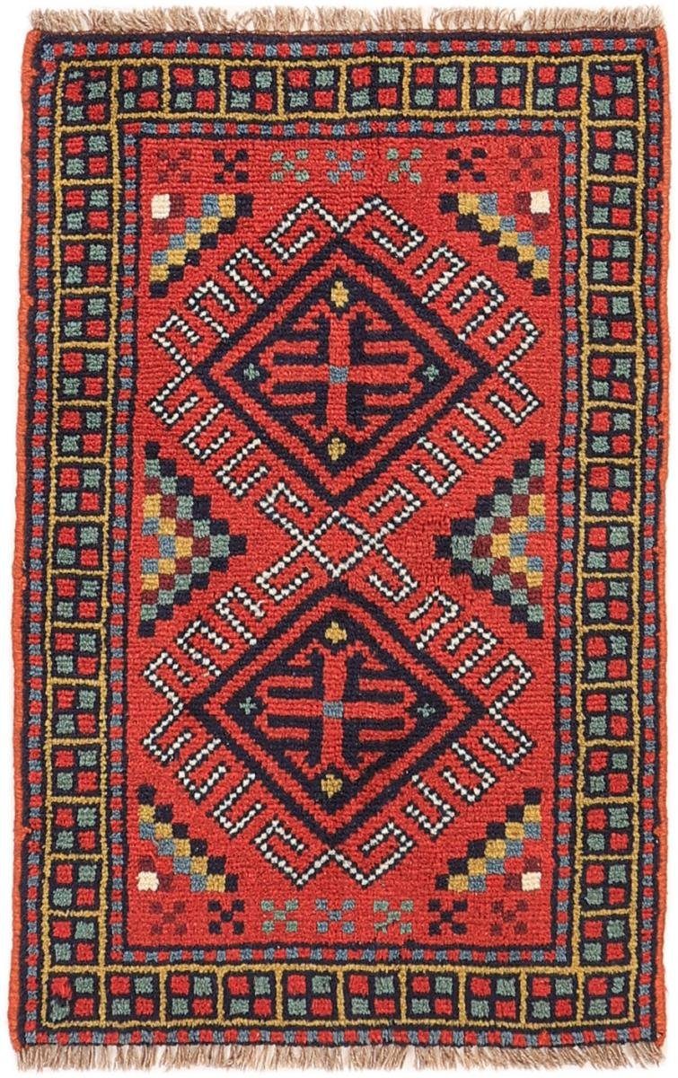 Orientteppich Shiraz 56x90 Handgeknüpfter Orientteppich / Perserteppich, Nain Trading, rechteckig, Höhe: 10 mm