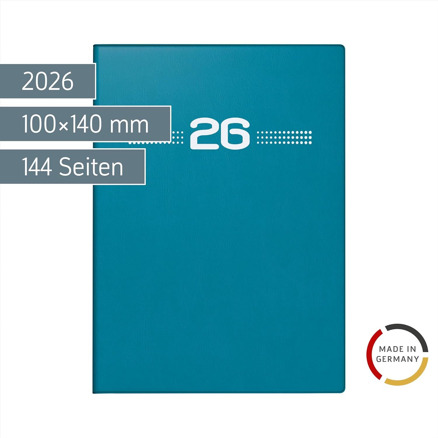BRUNNEN Terminkalender Wochenkalender 2026 - Terminplaner mit Wissenswertes und Ferientermine