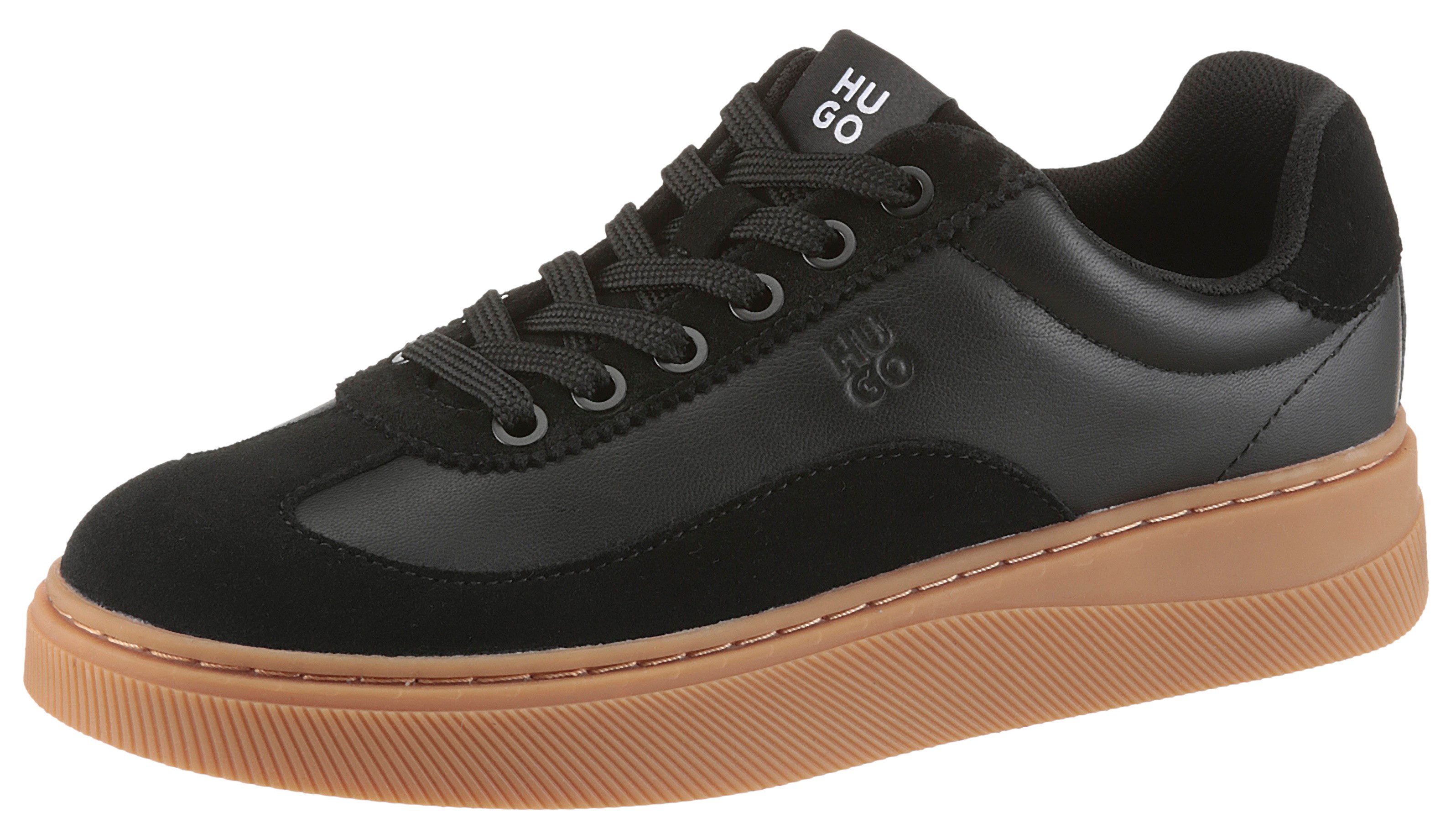 HUGO Plateausneaker Retrosneaker, Schnürschuh, Halbschuh mit günstig online kaufen