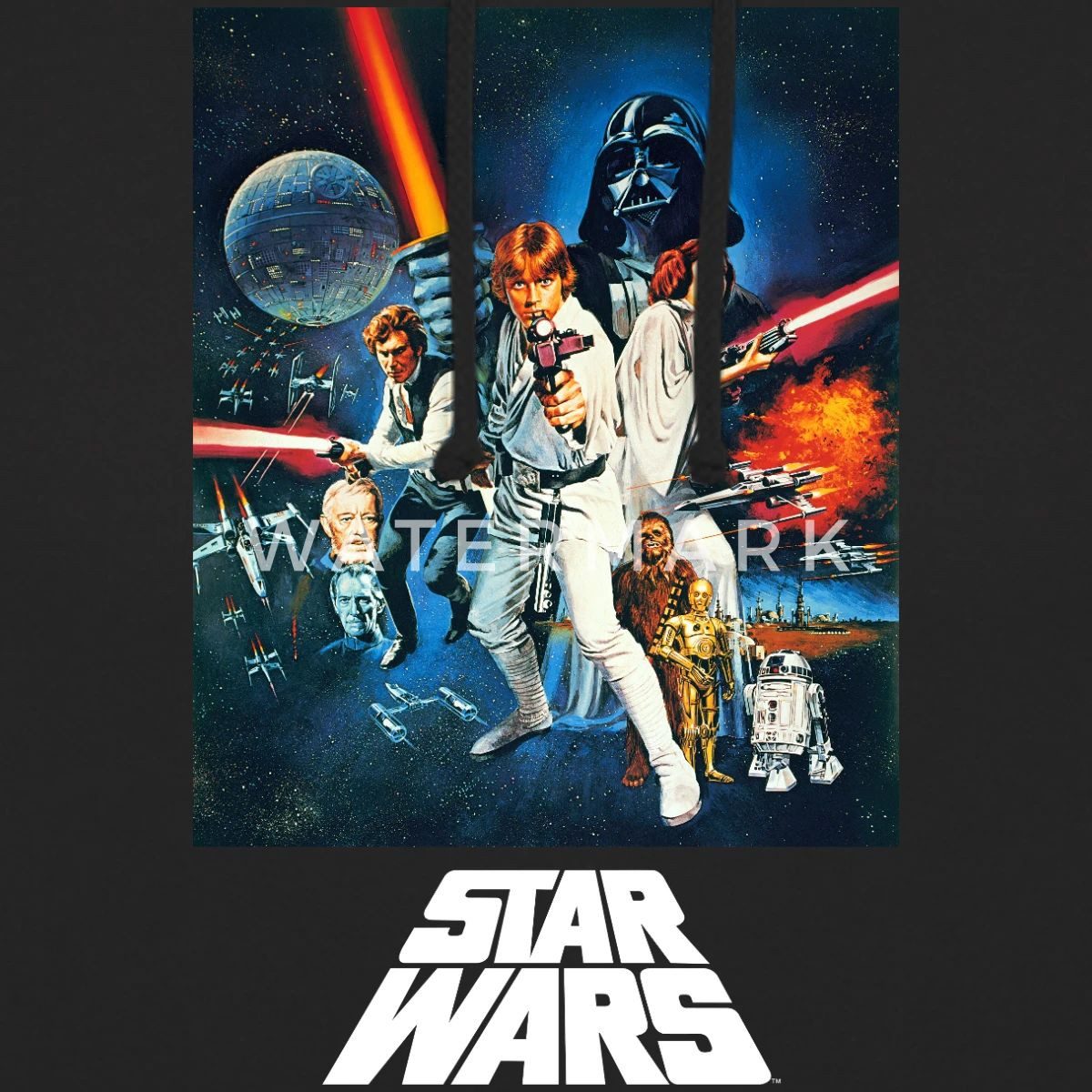 Spreadshirt Hoodie Star Wars Retro Motiv Unisex Hoodie (1-tlg)