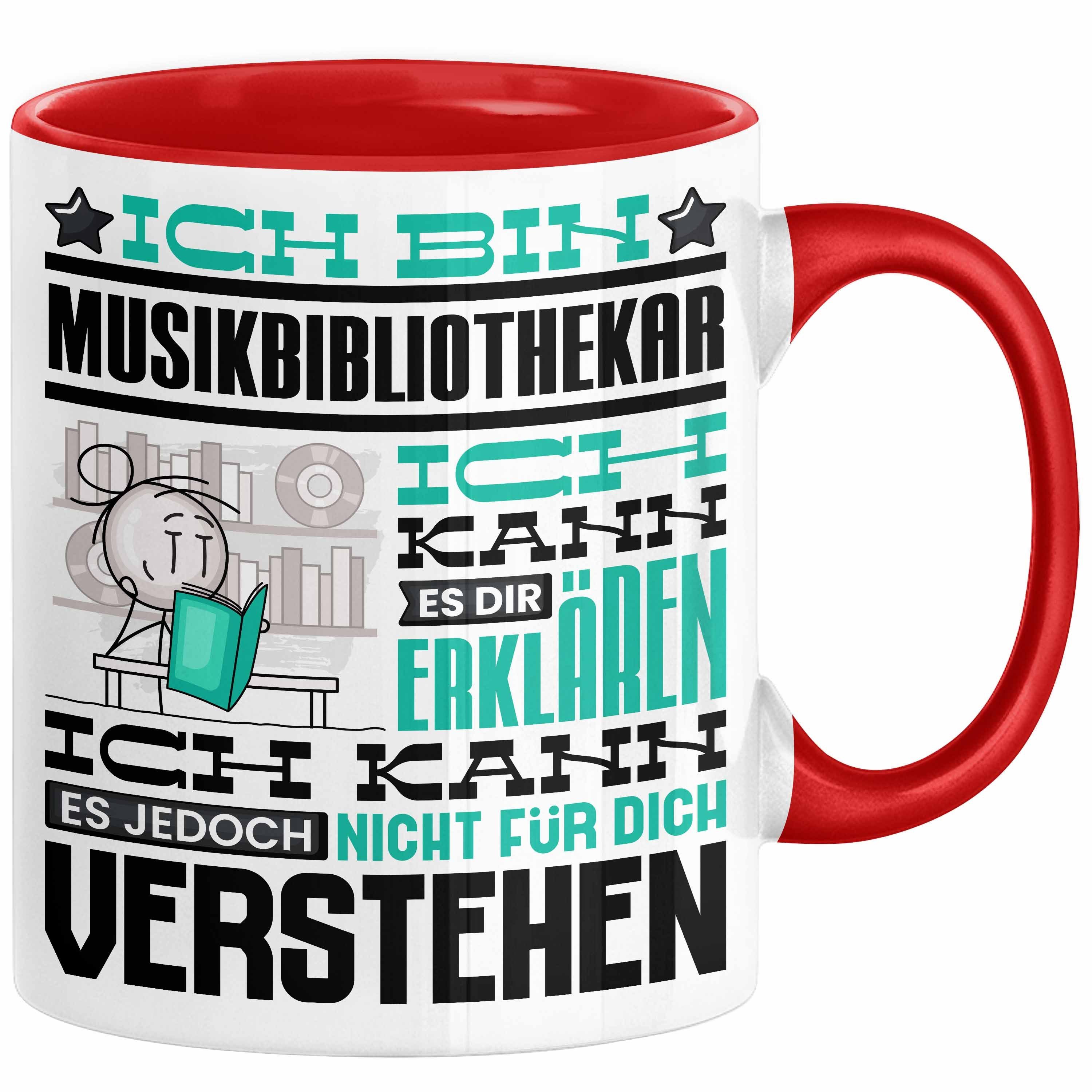 Tasse Musikbibliothekar Geschenk Tasse Lustige Geschenkdiee für einen Musikb