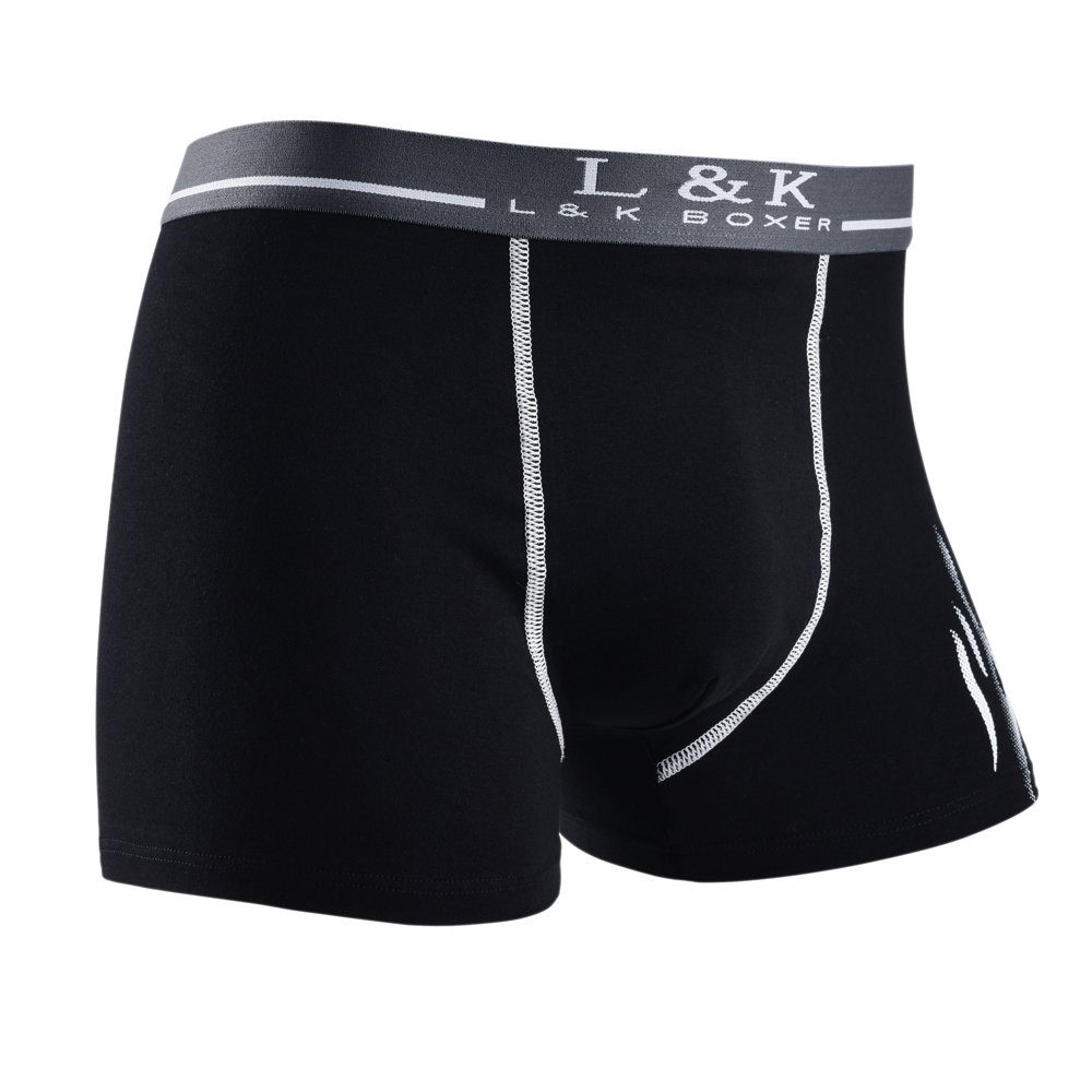 L&K Boxershorts 1104-1121 (10er-Pack) Herren Boxershorts mit tollem Motiven – Bild 3 von 5