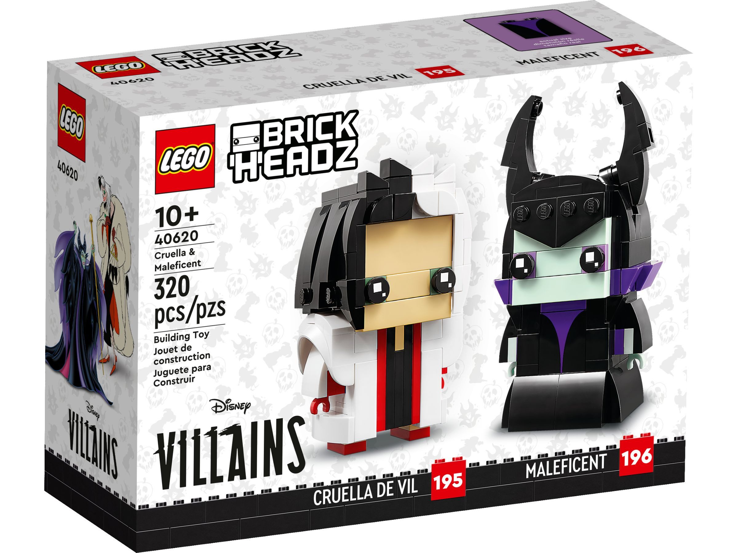 LEGO® BrickHeadz 40620 Cruella und Maleficent Konstruktionsspielsteine
