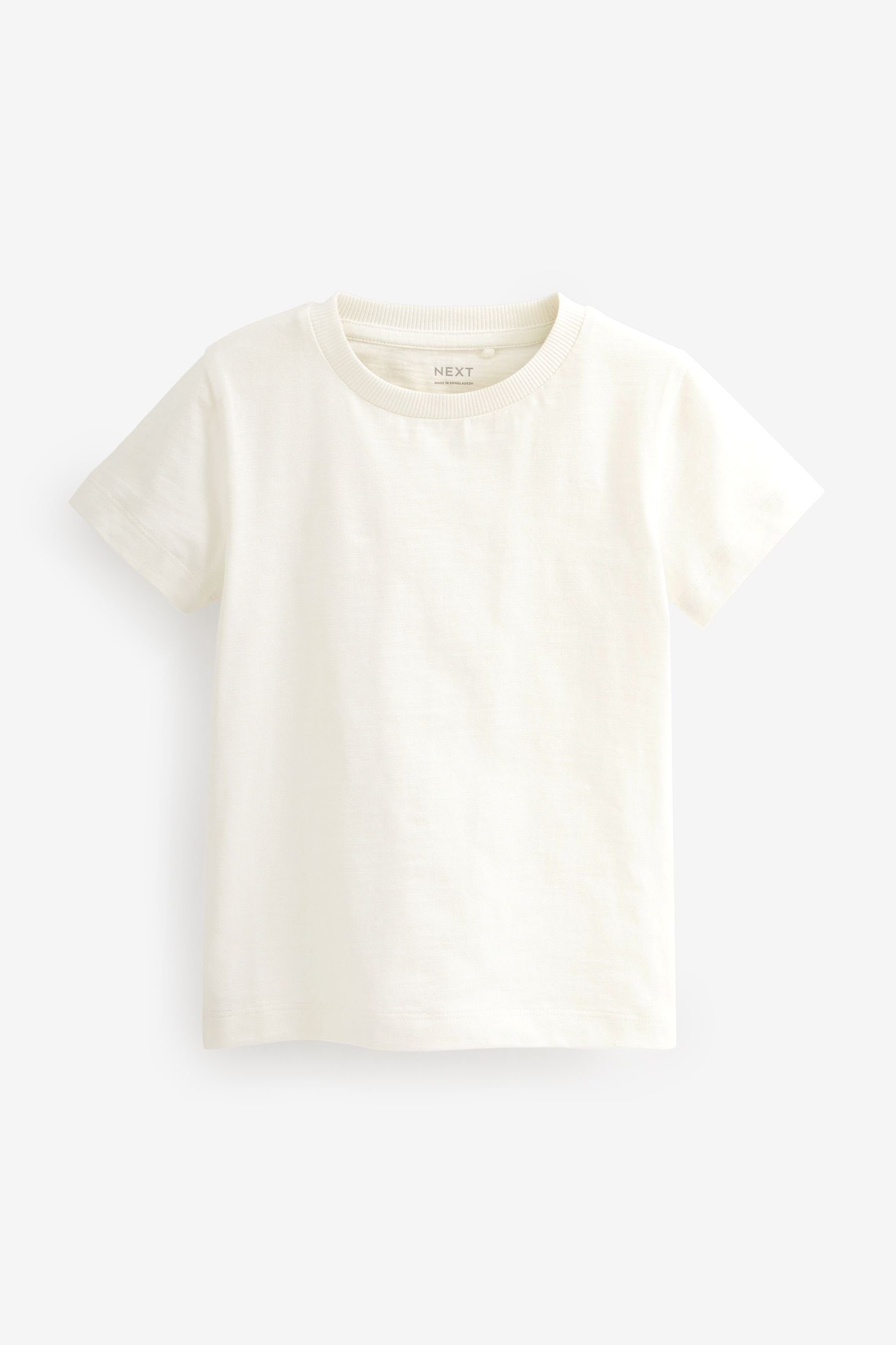 Next T-Shirt Kurzärmelige schlichte (5-tlg) Multi im 5er-Pack T-Shirts