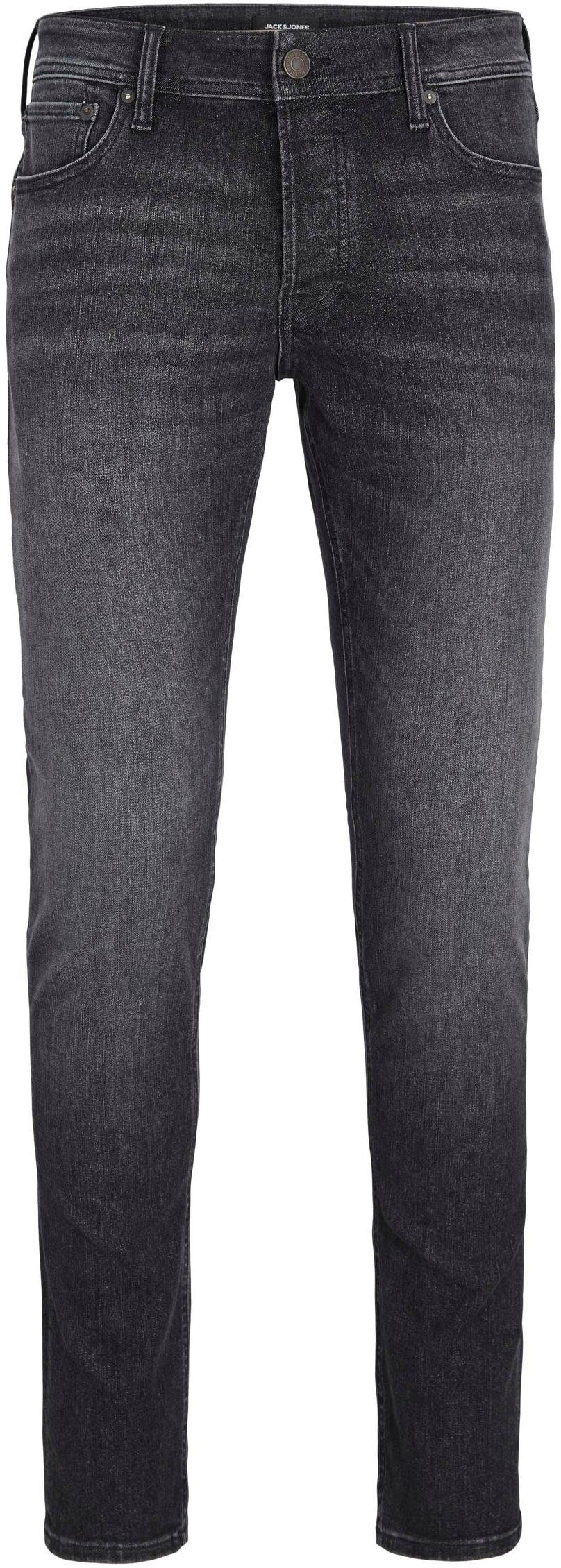 Jack & Jones Slim-fit-Jeans JJIGLENN mit Used-Look und Stretchkomfort Abriebeffekte, modisch, slim fit, Baumwollmischung