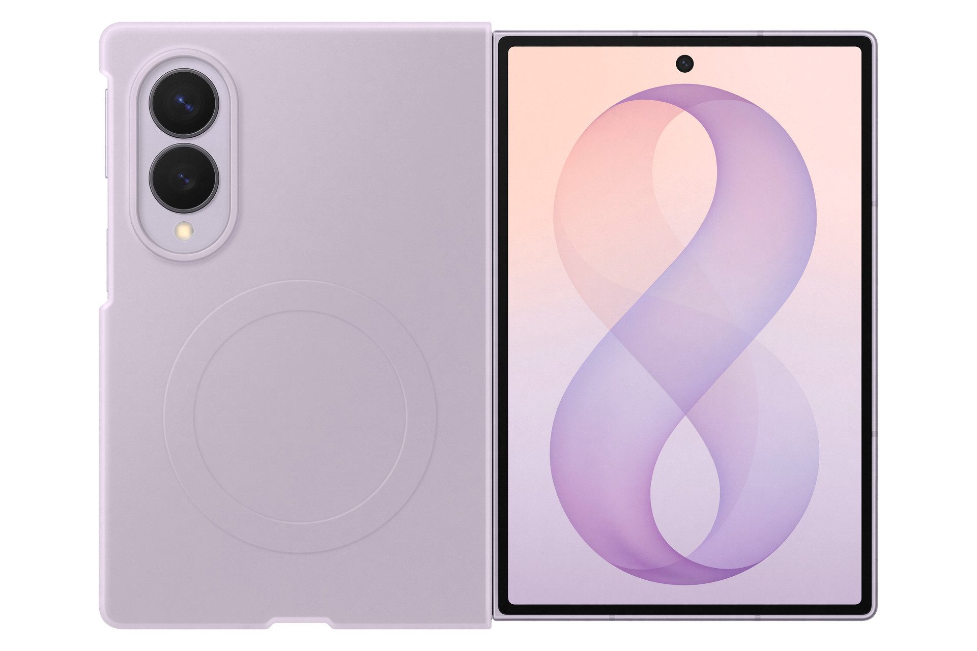 Samsung Smartphone-Hülle Silicone Magnet Case für Galaxy Fold8, Backcover, Schutzhülle, Handyschutzhülle, Case, Schutzcase, stoßfest