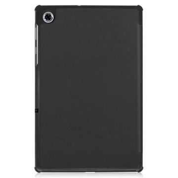 König Design Tablet-Hülle Lenovo Tab M10 Plus, Tablethülle für Lenovo Tab M10 Plus Schutztasche Wallet Cover 360 Case Etuis Schwarz