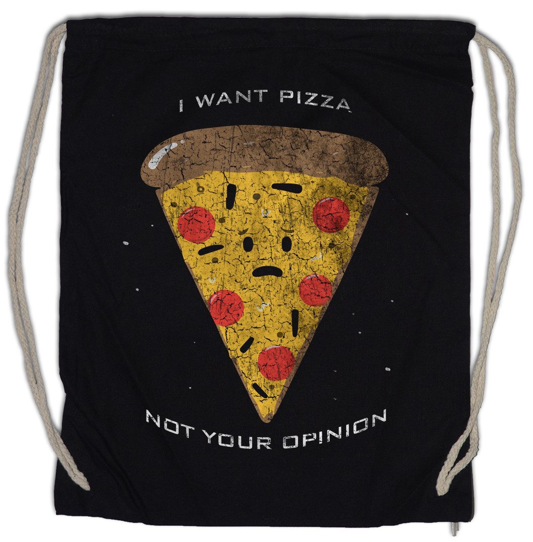 Turnbeutel I Want Pizza Turnbeutel Viral Maker Bäcker Hawaii Pizzeria Love Kult