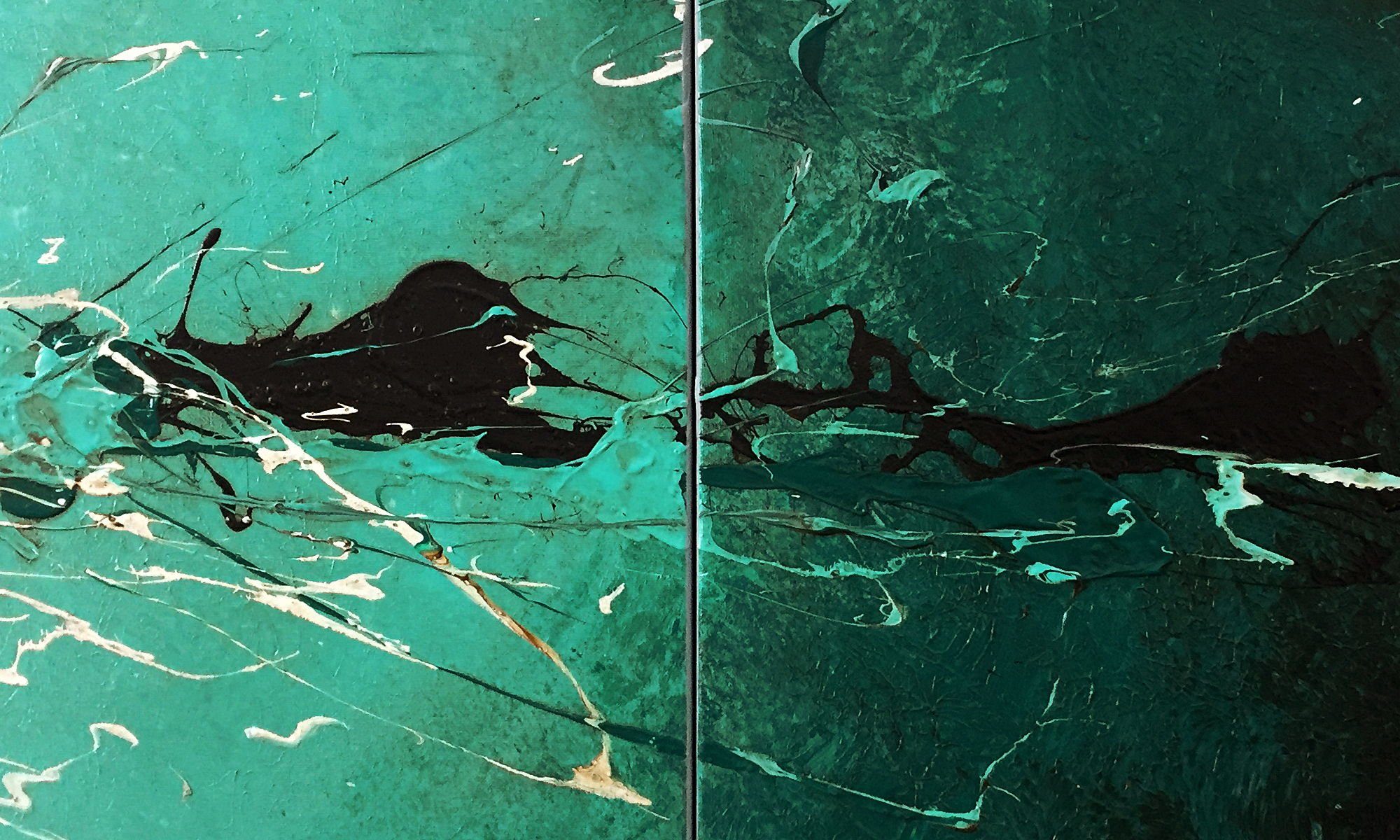 WandbilderXXL Gemälde Amazonia 190 x 70 cm, Abstraktes Gemälde, handgemaltes Unikat