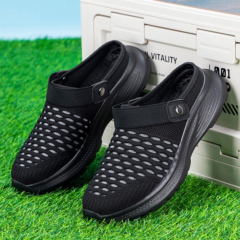 HUSK'SWARE Komfortable Damen Clogs Clog (halb offenes Design, gepolsterte I günstig online kaufen