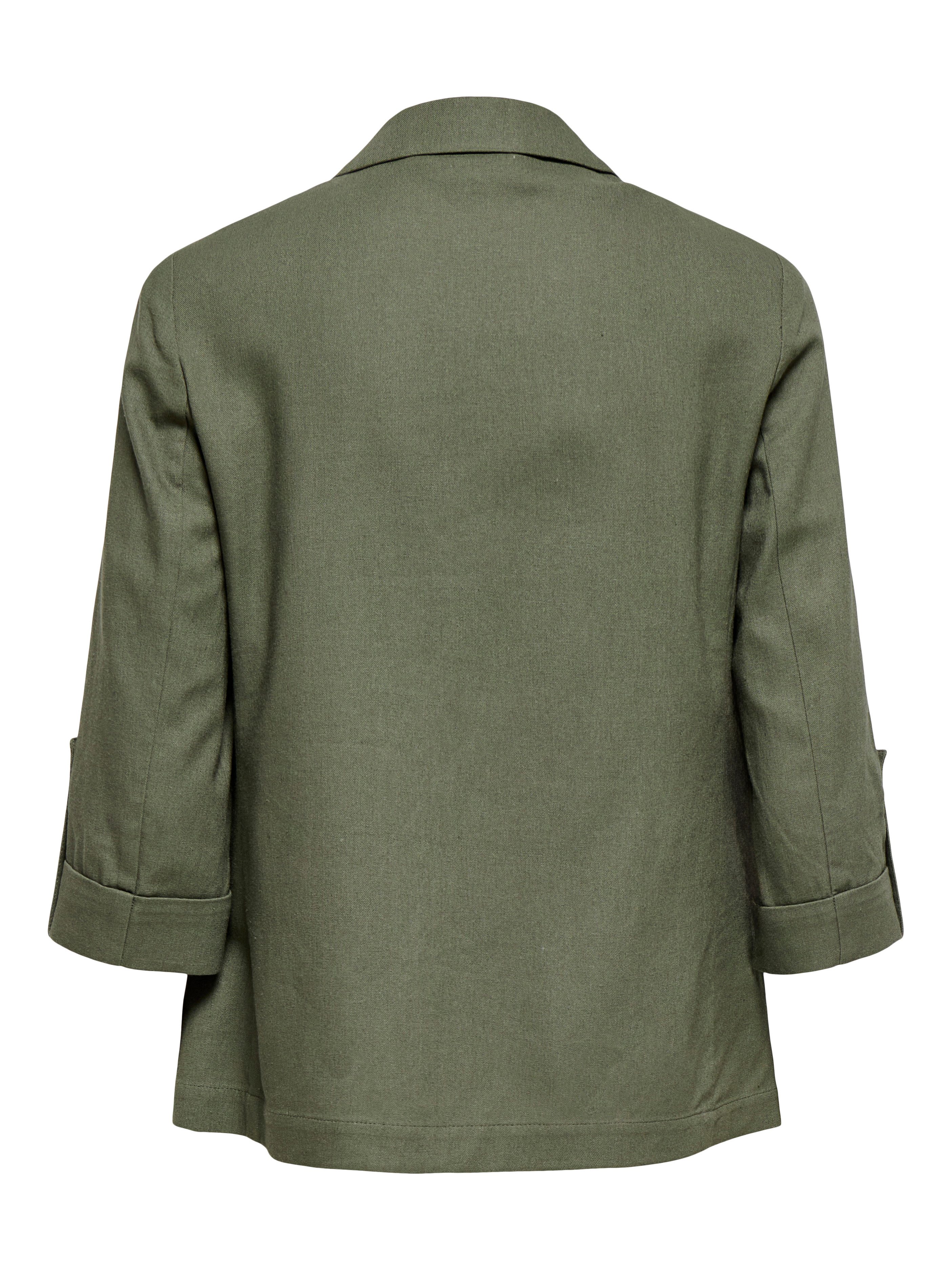 ONLY Kurzblazer ONLGOA 3/4 UNLINE LINEN BL BLAZER CC TLR mit Leinen