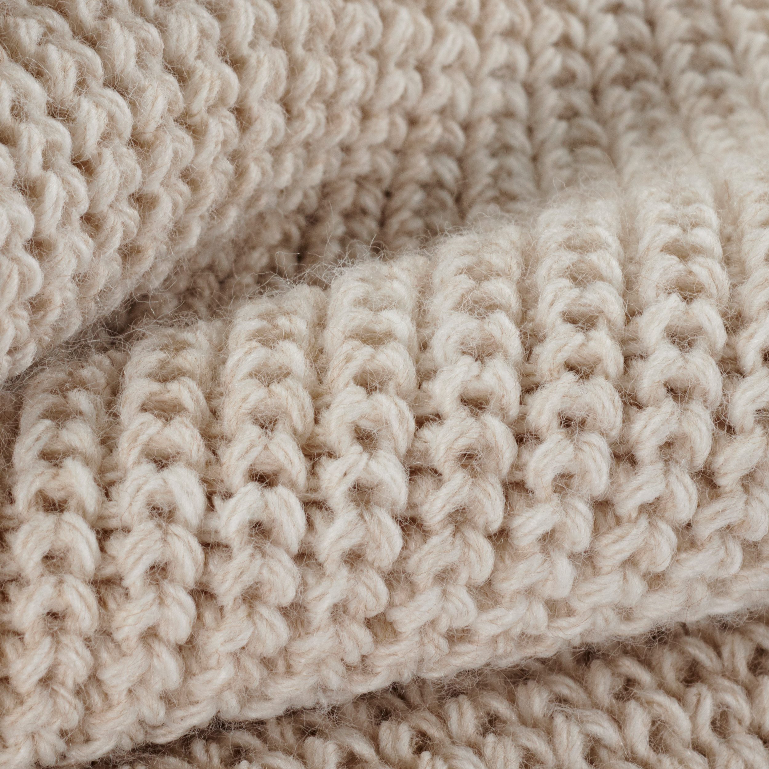 Expatrié Schal Nia Strickschal, (1-St), Gestrickter Winterschal aus Acryl