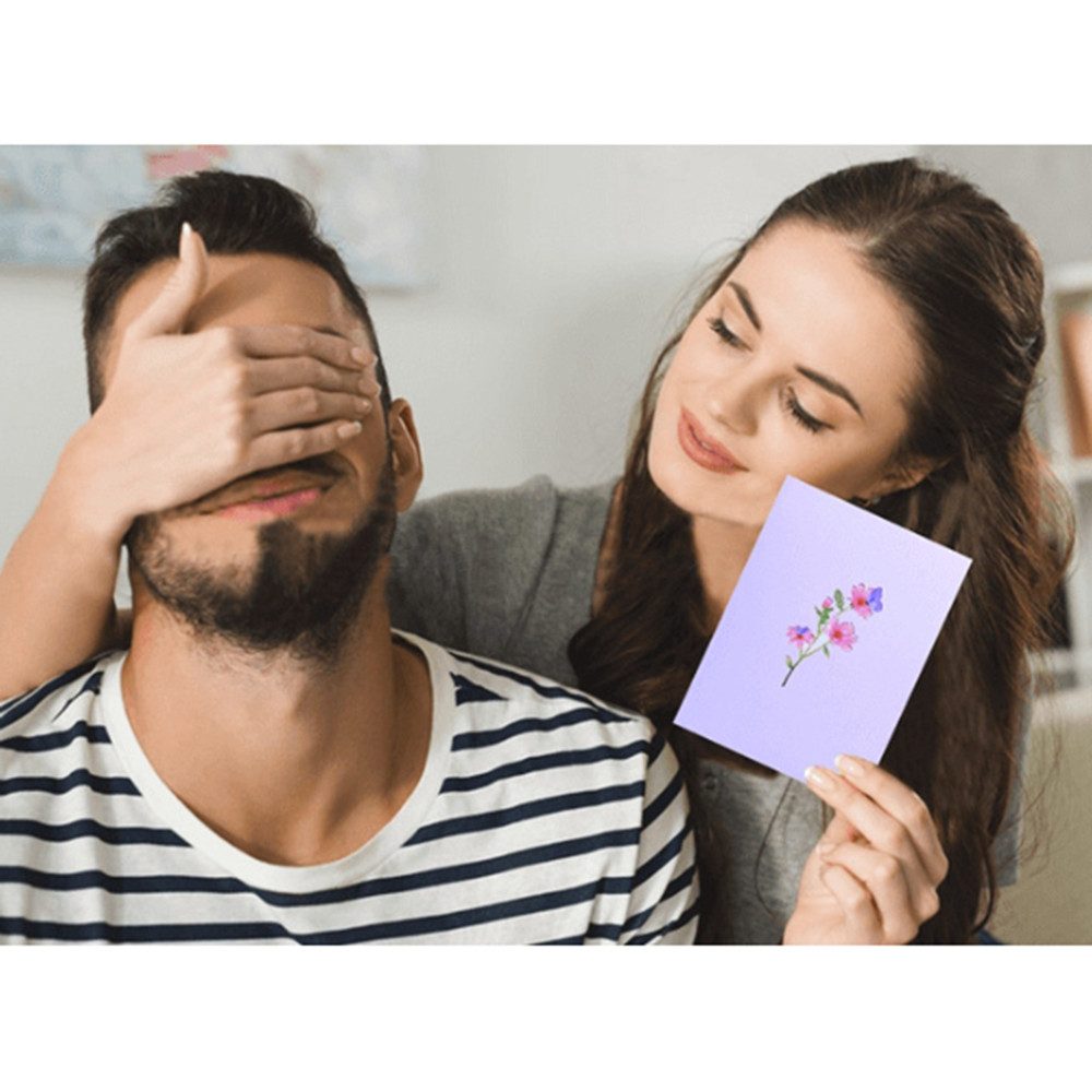 Bomiclss Grußkarten Muttertagskarte,Papier Muttertag,3D Pop Up Grußkarte für Mama