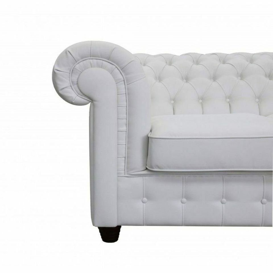 Europe Made Mello Chesterfield Sofa Sofa, Bettfunktion Couch mit JVmoebel in 3 Sitzer Polster