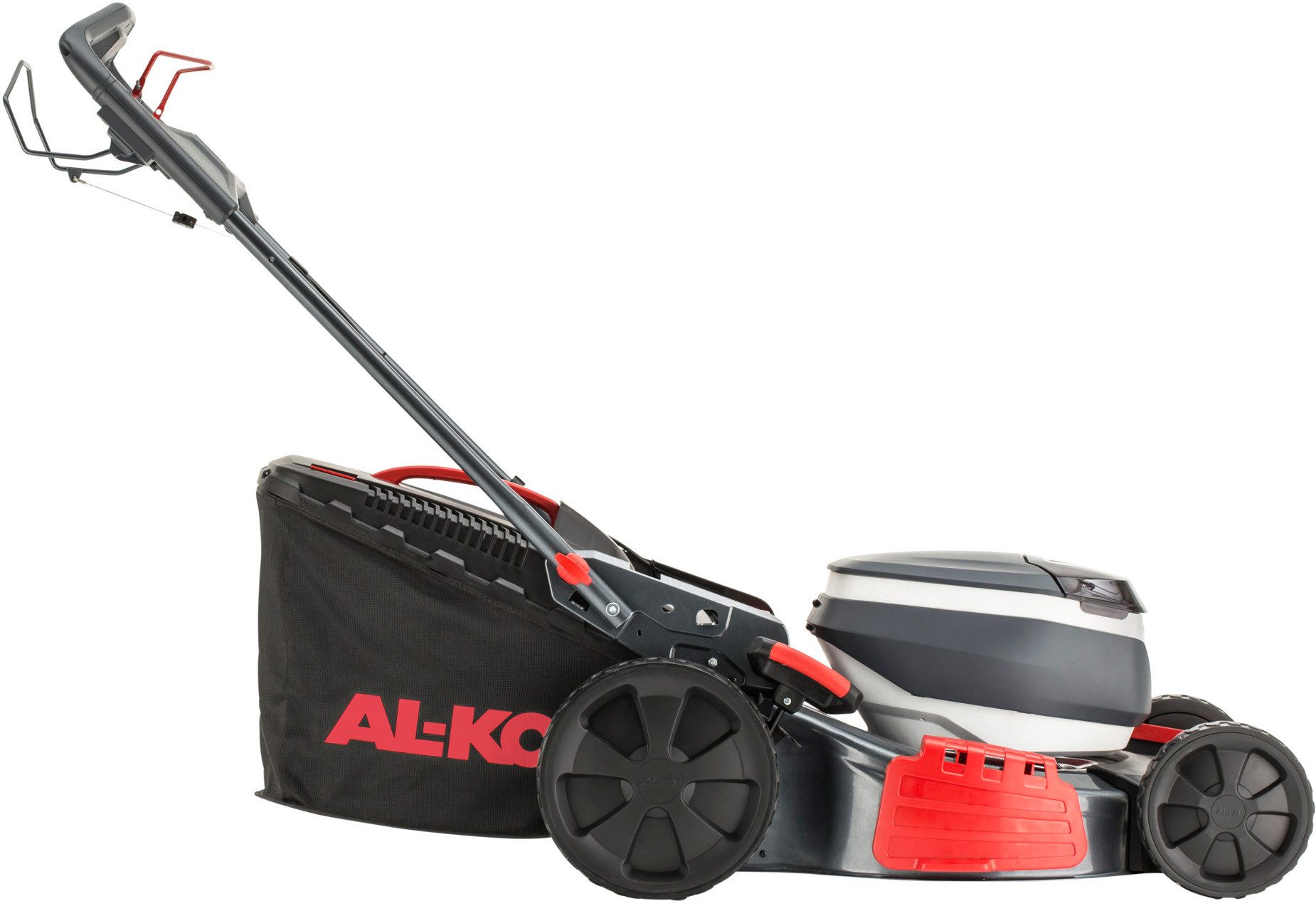 AL-KO Akkurasenmäher 51.6 Li SP COMFORT SET, 51 cm Schnittbreite, (inkl. 2x 18 / 36 V (8 Ah/4 Ah) und Doppelladegerät), Radantrieb