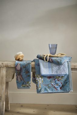 PiP Studio Badaccessoire-Set Secret Garden Handtuch blue 55x100cm (1 Stück)