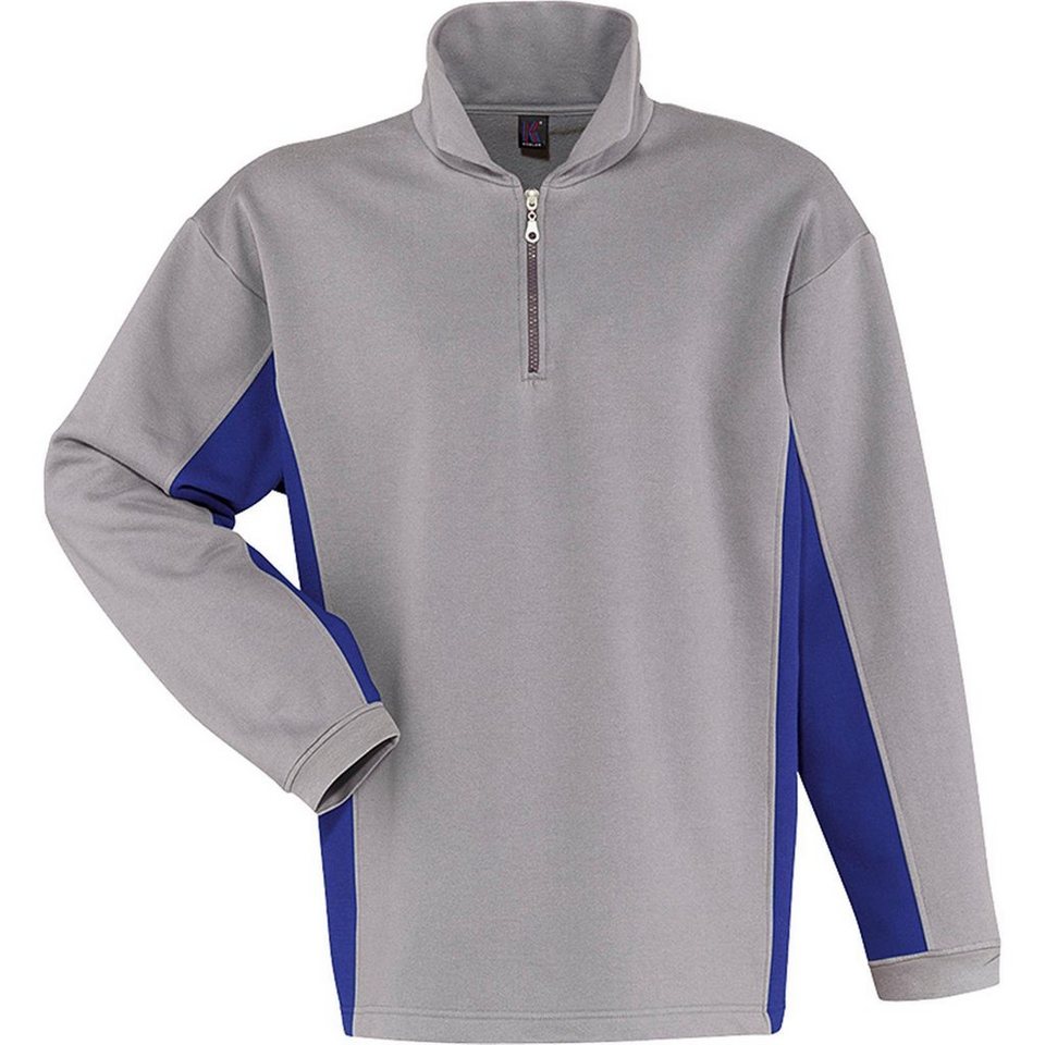 Kübler Sweater Kübler Shirt-Dress Sweatshirt grau/blau