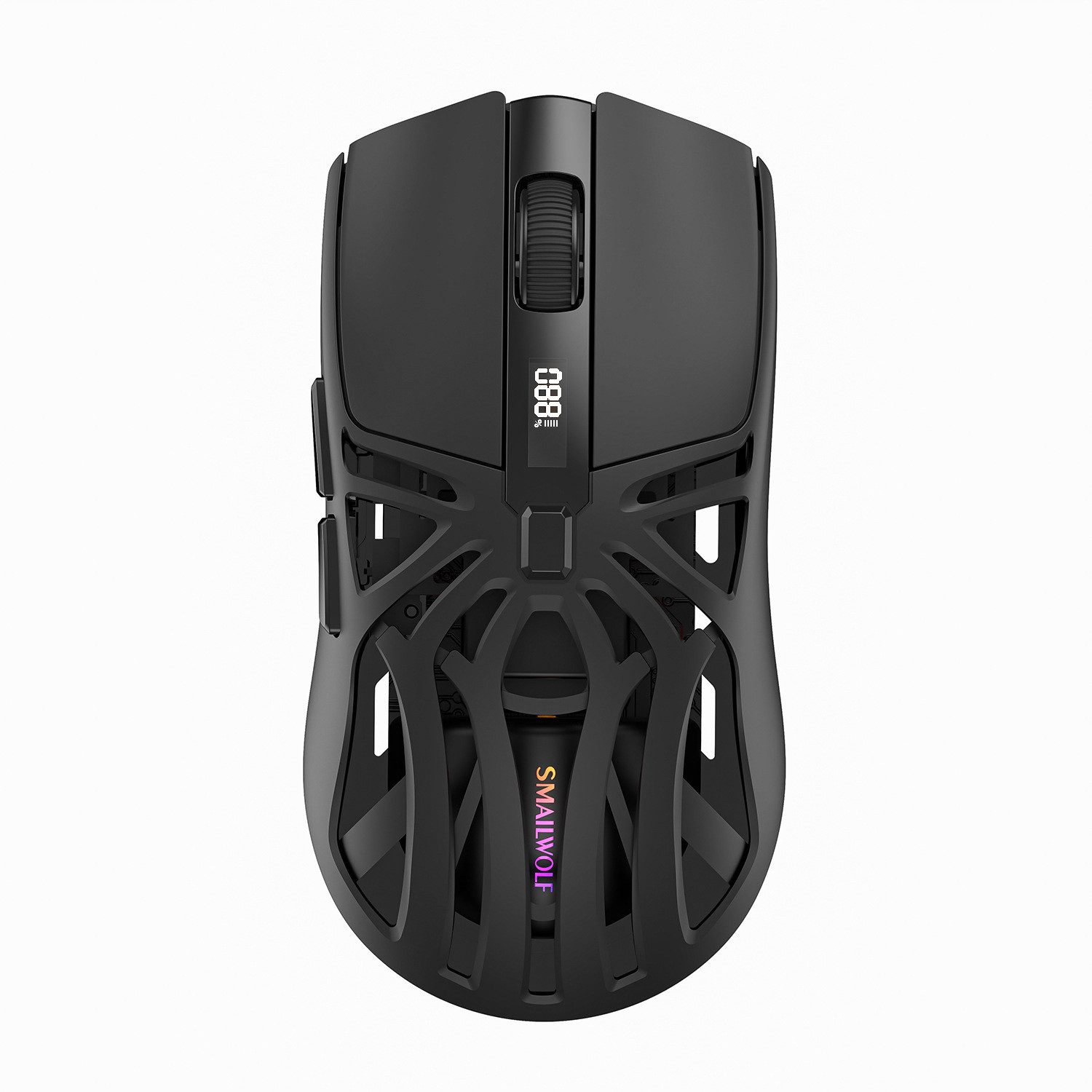 KINSI Leichte Gaming-Maus mit Akkuanzeige,3 Verbindungsarten,1000Hz Maus (Bluetooth, 10000 DPI,Programmierbar)