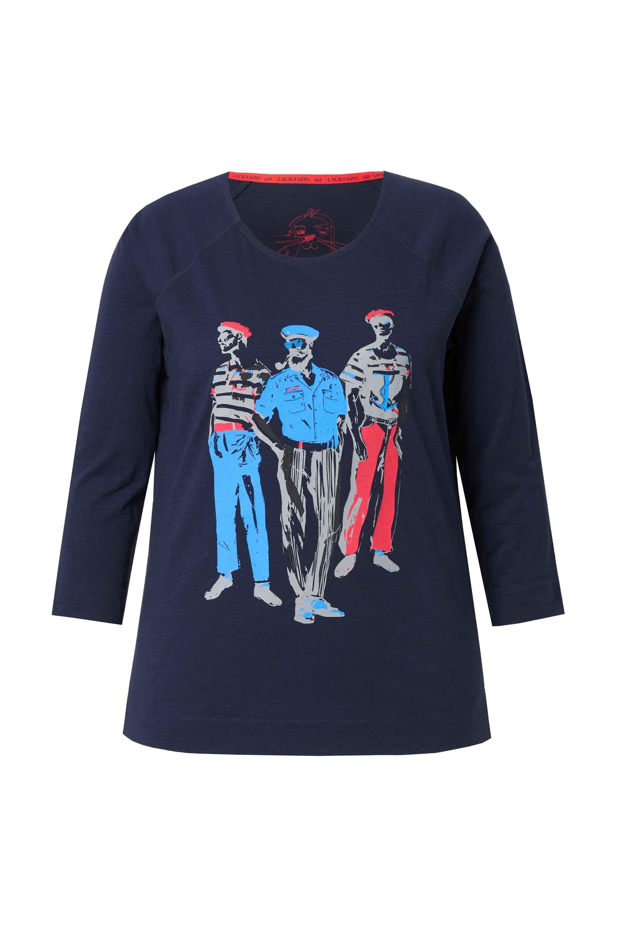 Laurasøn Longsleeve Shirt 3/4 Arm Raglanarm Rundhals MIG günstig online kaufen