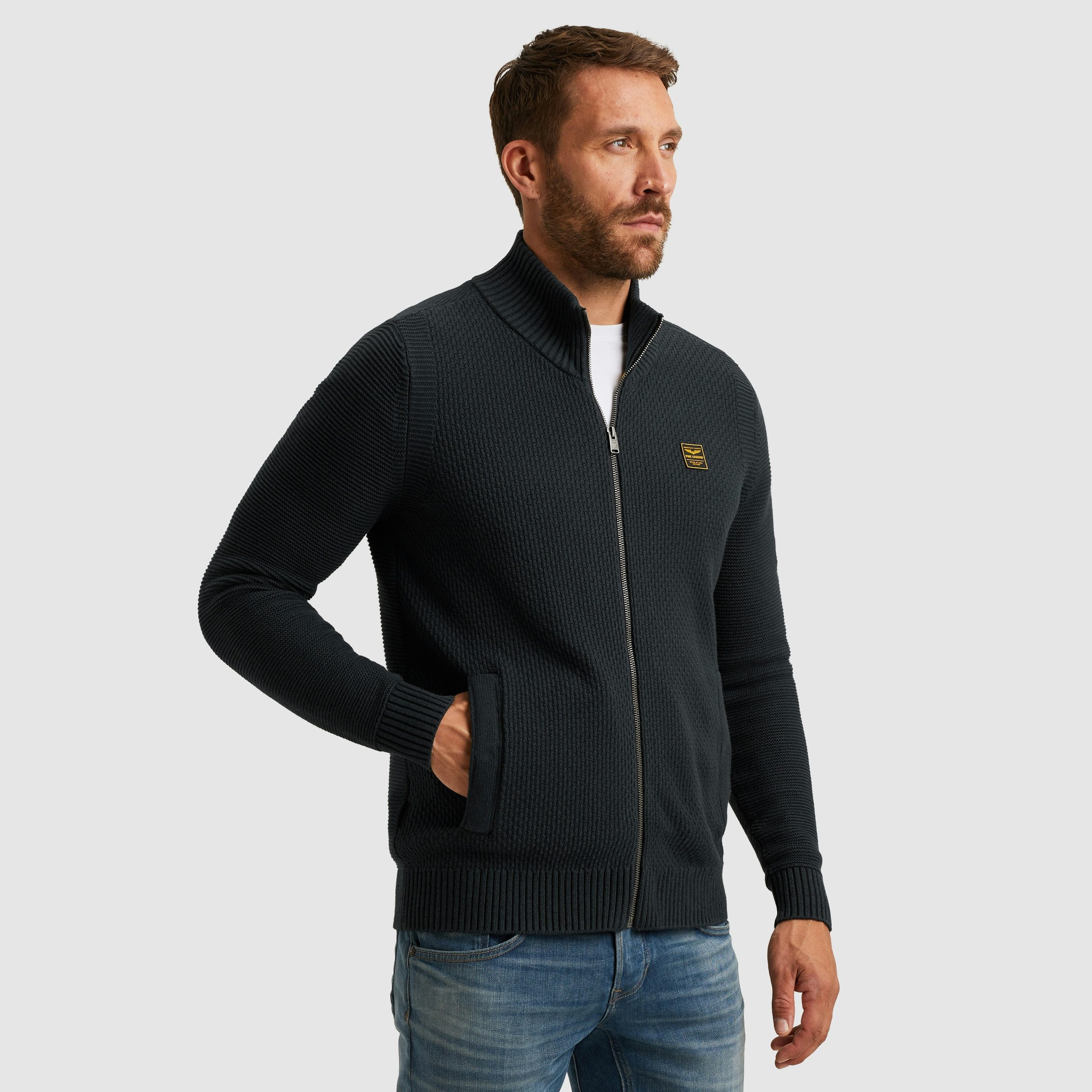 PME LEGEND Cardigan mit seitlichen Eingrifftaschen günstig online kaufen
