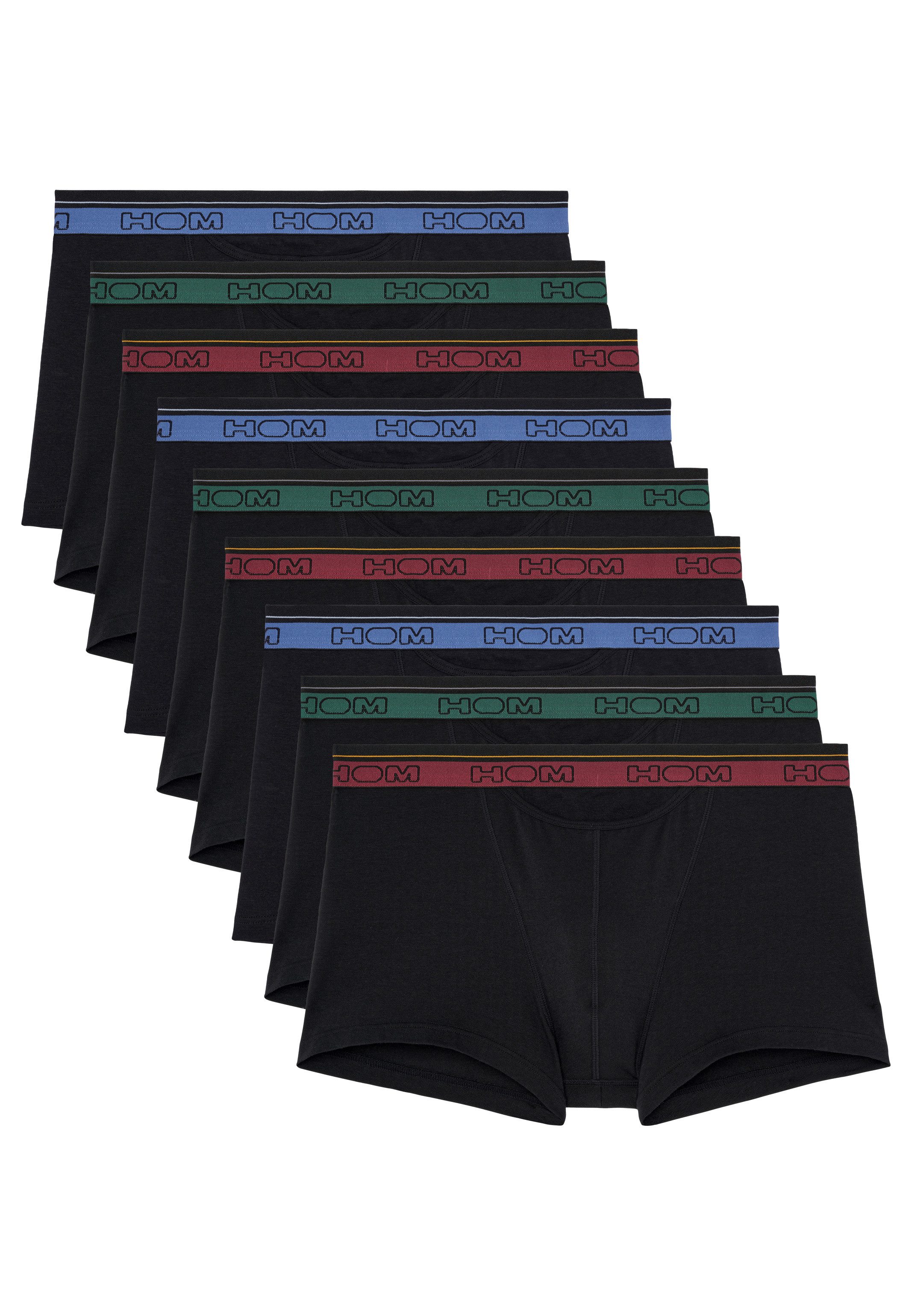 Hom Retro Boxer 9er Pack Tiago (Spar-Set, 9-St) Retro Short / Pant - Baumwolle - mit Eingriff - Atmungsaktiv
