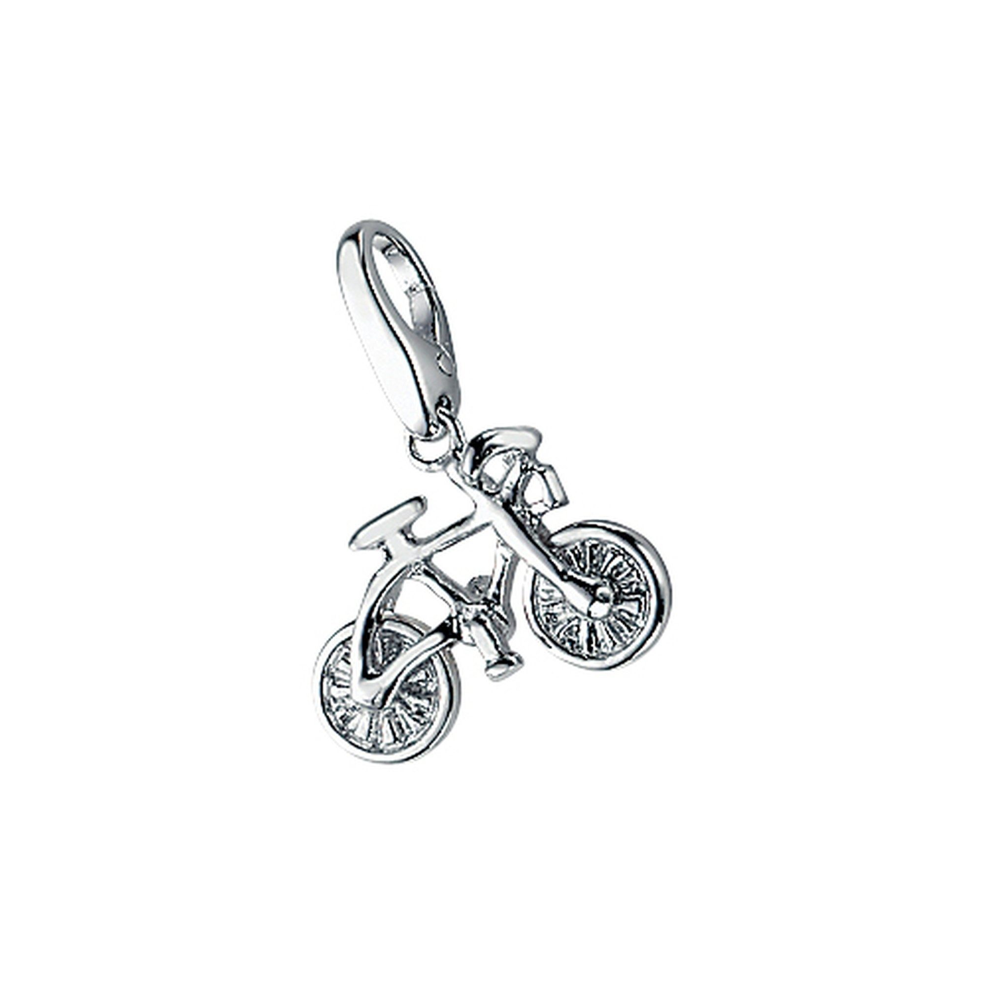GIORGIO MARTELLO MILANO Charm-Einhänger Fahrrad, Silber 925