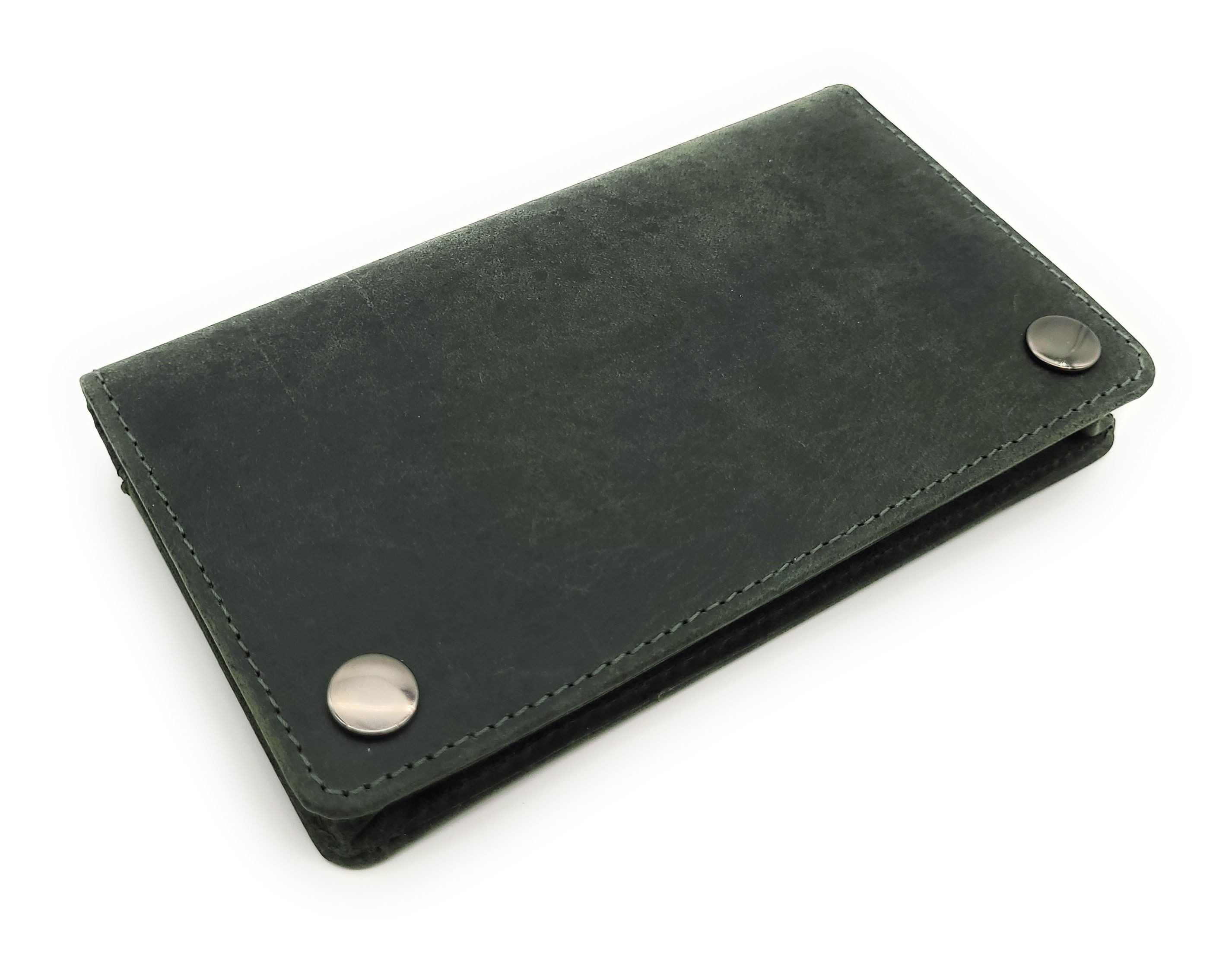Lemasi Tabakbeutel echt Leder Tabaktasche Drehertasche Tabaketui, Komfortgröße, Blättchenfach, Filterfach, Tabakfach, Reißverschlussfächer