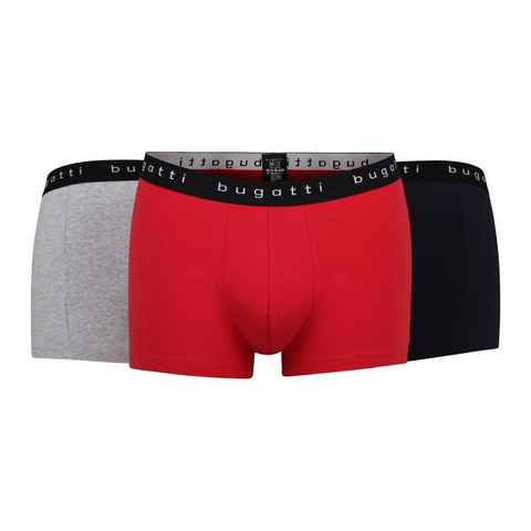 bugatti Boxershorts (3-St) bugatti Herren Boxershorts im 3er Pack