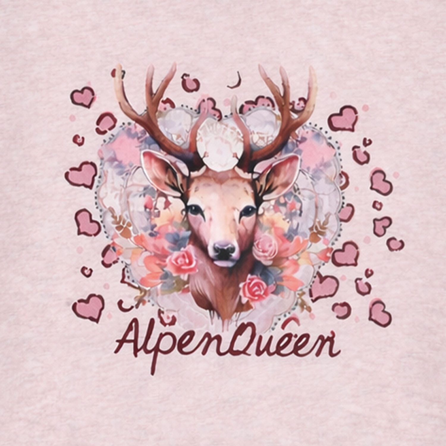 BONDI T-Shirt BONDI Mädchen Langarmshirt 'Alpen Queen' 26101, P – Bild 5 von 5