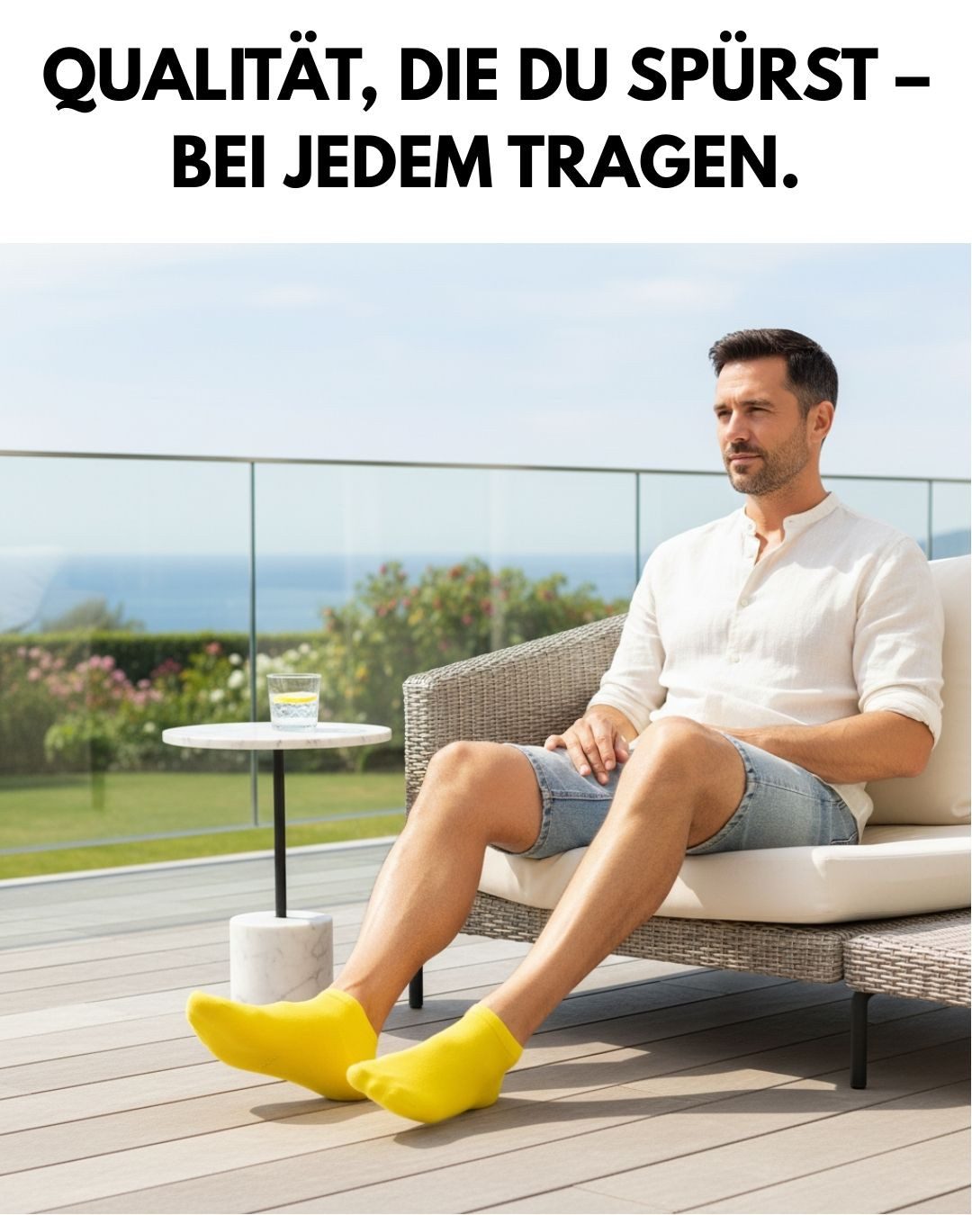 sockenkauf24 Sneakersocken Premium Sneaker Socken Herren & Damen mit Komfortbund ohne Gummidruck (Buntmix, 10-Paar, 43-46) atmungsaktive gekämmte Baumwolle, ohne Naht, Exclusive Line