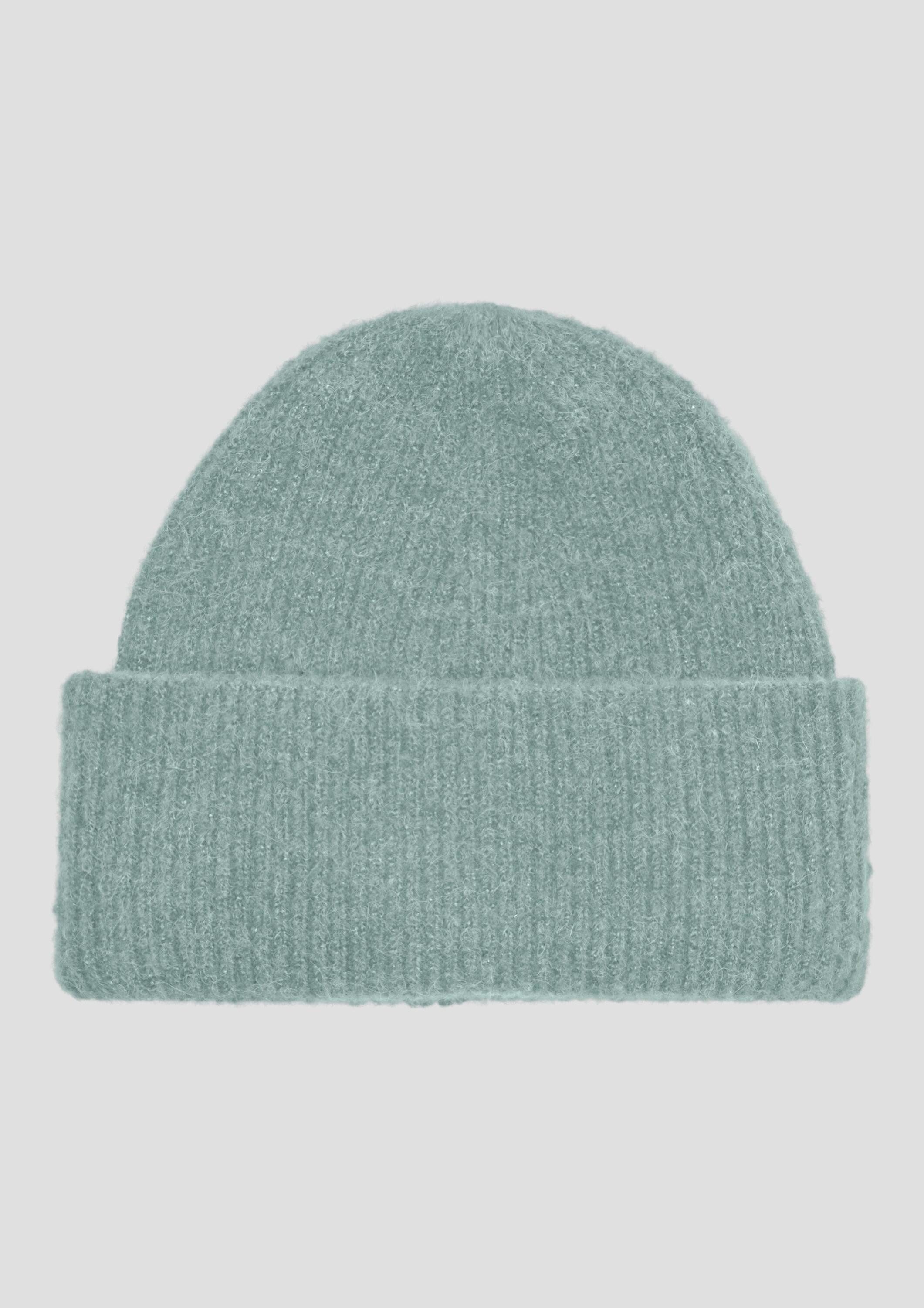 QS Strickmütze Mütze Kuschelige Mütze mit Umschlag günstig online kaufen