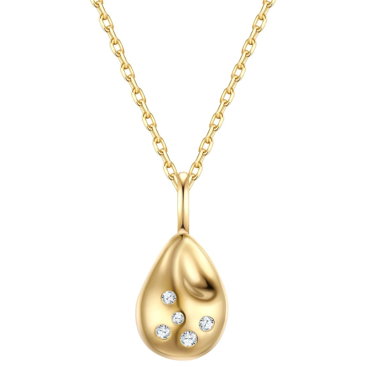 Silberkette gelbgold