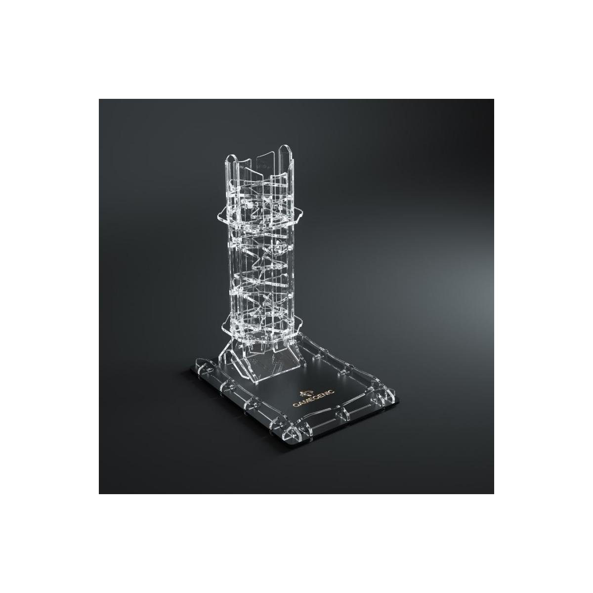 Gamegenic Spiel, GGS60033 - Crystal Twister Premium Würfelturm