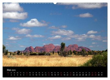 CALVENDO Wandkalender Australien durch die Mitte (Premium, hochwertiger DIN A2 Wandkalender 2023, Kunstdruck in Hochglanz)