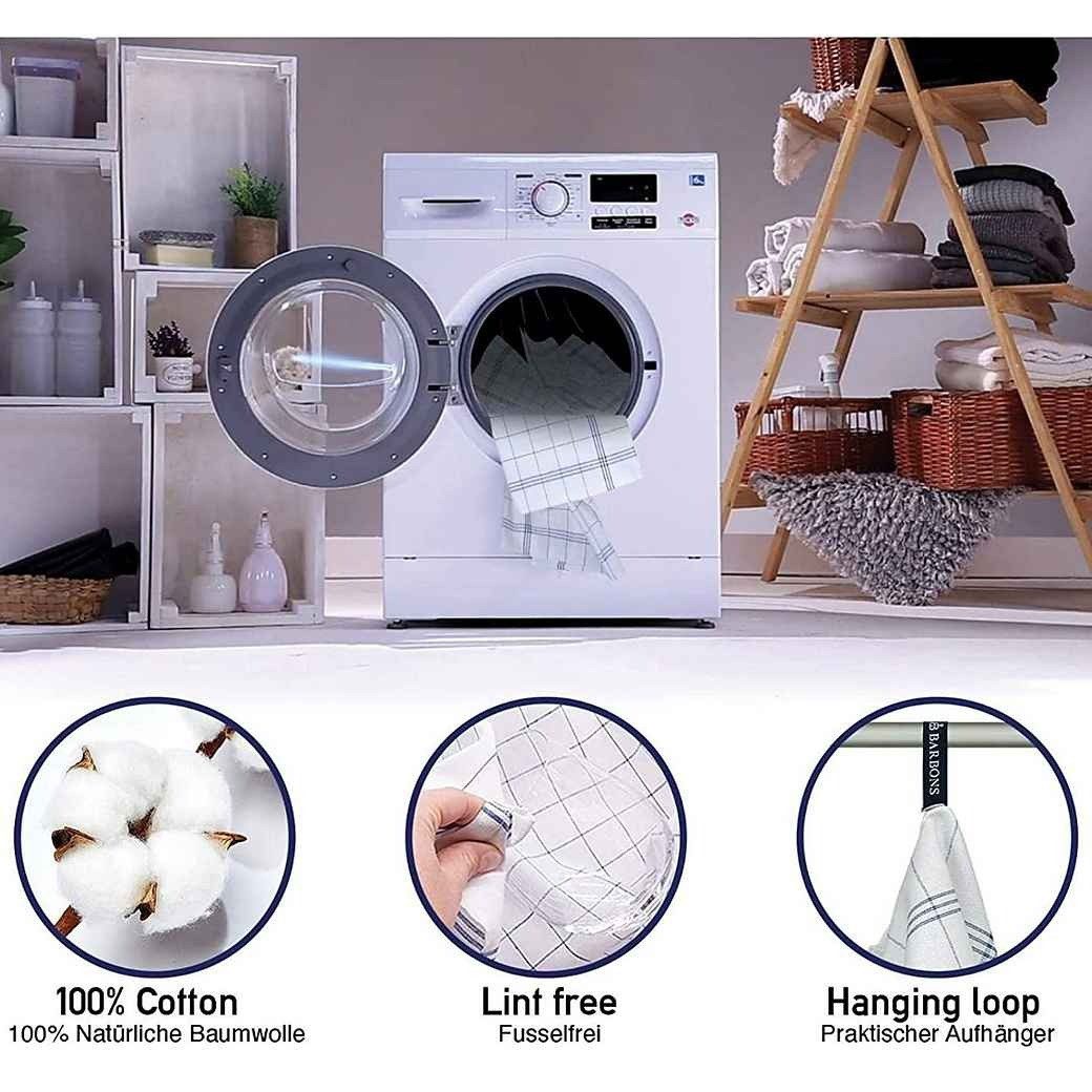 ALARA HOME Geschirrtuch Geschirrtuch Geschirrtücher 100% Baumwolle Trockentuch Küchentücher, (10 er, 10-tlg, Größe 50x70 cm)