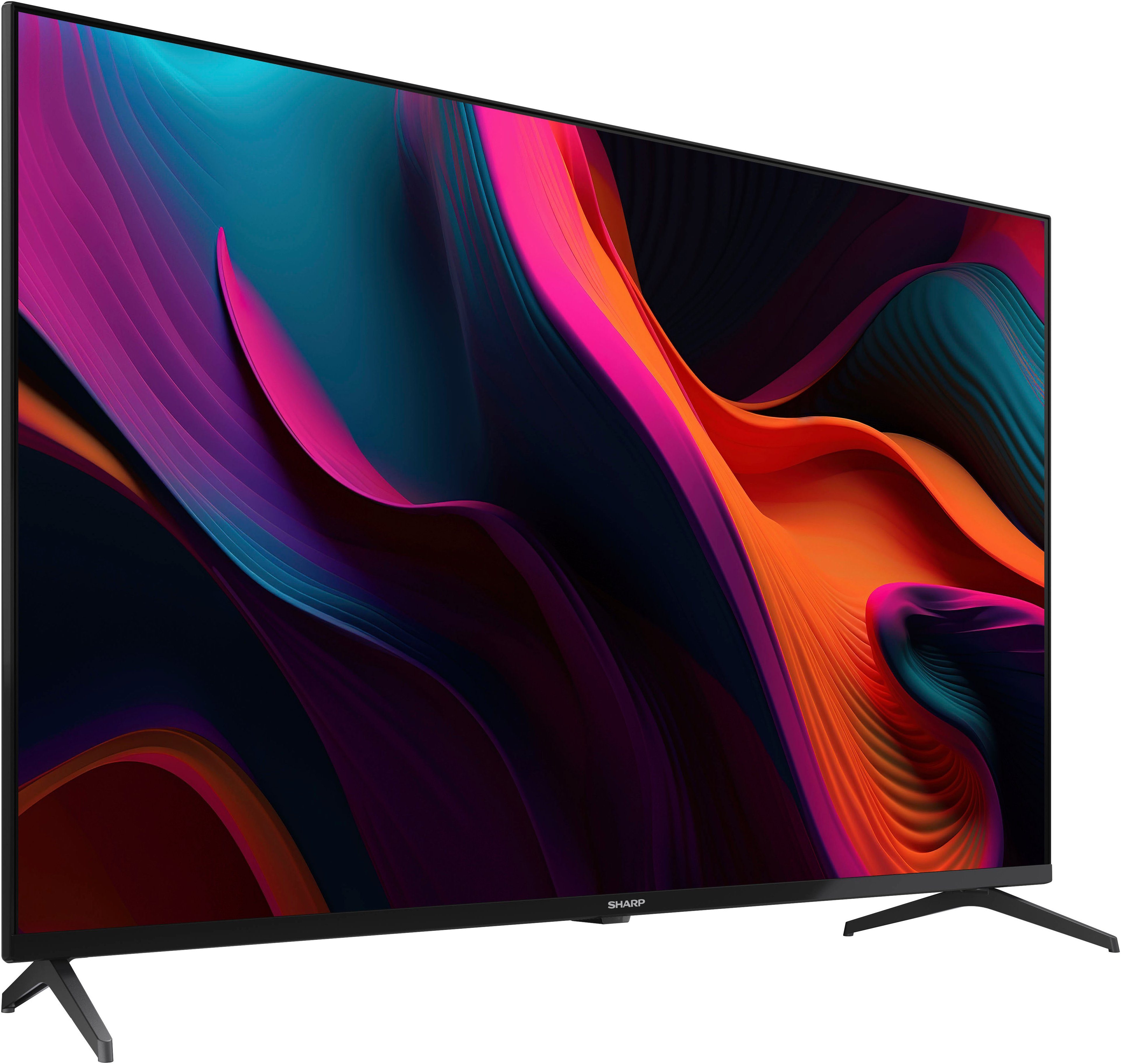 Sharp 4T-C43GLx LED-Fernseher (108 cm/43 Zoll, 4K Ultra HD, Google TV, Smart-TV, 4K Ultra HD, Dolby Atmos, Dolby Vision, HDMI 2.1 mit eARC)