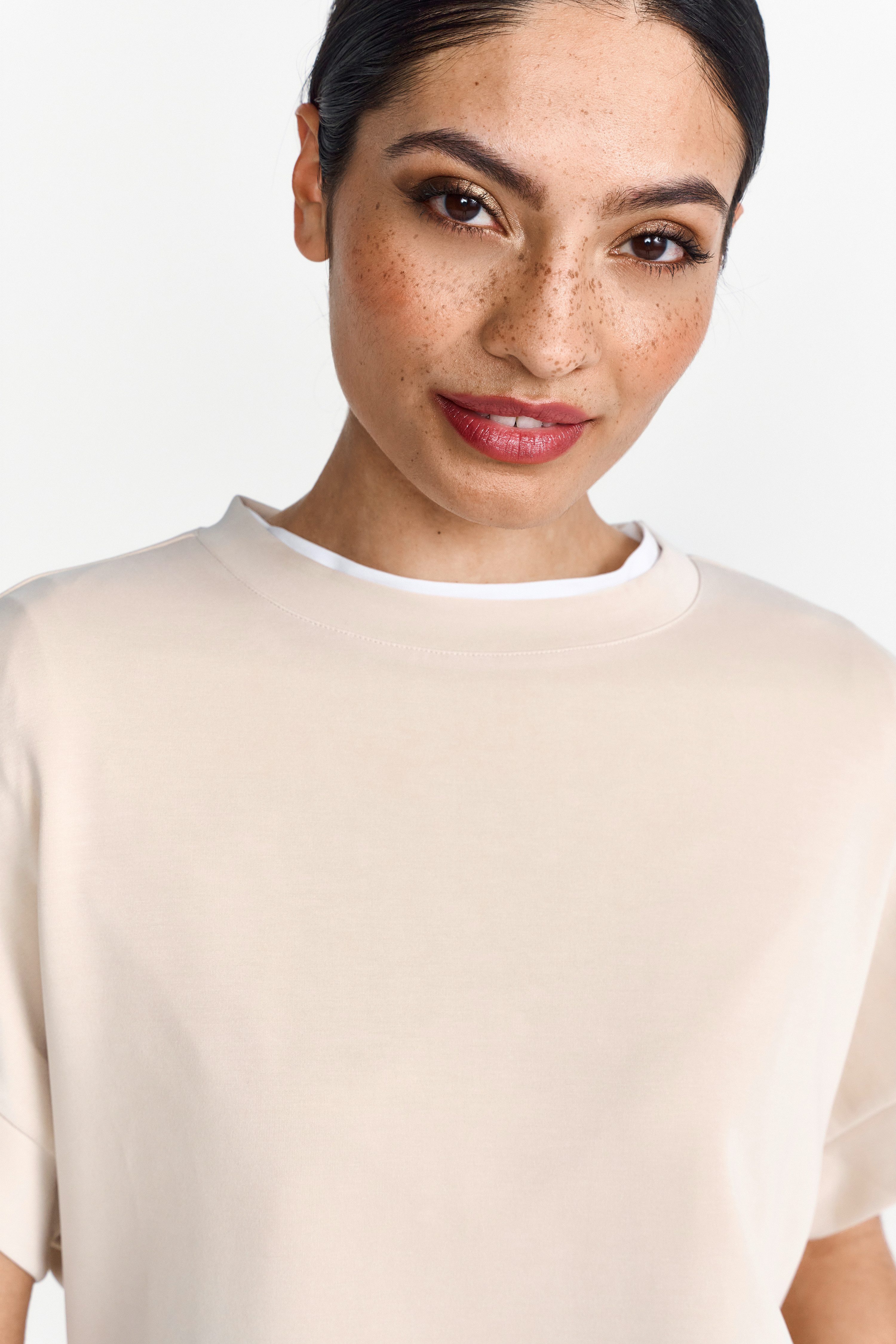 RICHROYAL T-Shirt Regular fit mit Rundhalsausschnitt günstig online kaufen