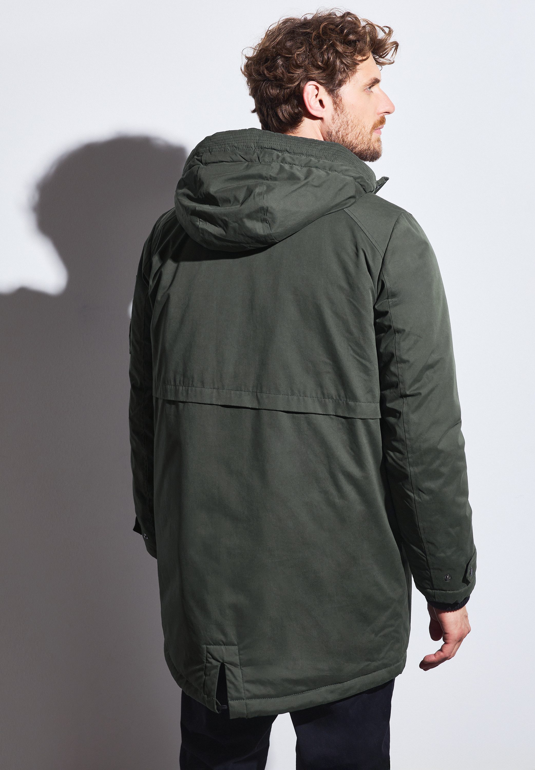 STREET ONE MEN Wintermantel mit Zipper günstig online kaufen