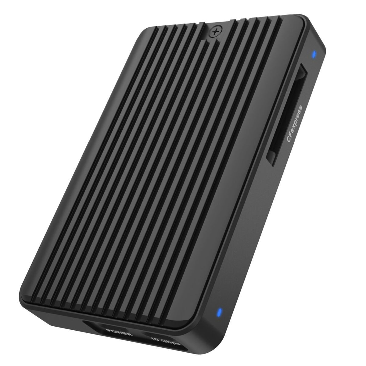 ICY BOX Festplatten-Gehäuse IB-CR601M-C31 M.2 SSD Gehäuse mit Cardreader