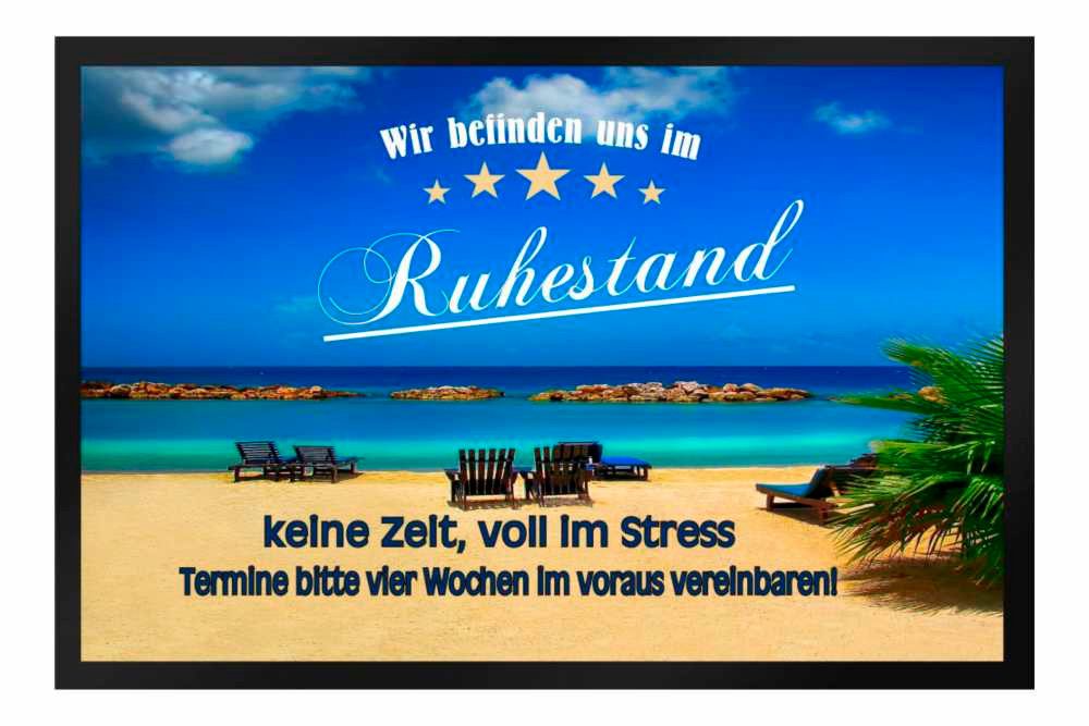 Ladreas Fußmatte Schmutzfangmatte Wir befinden uns günstig online kaufen