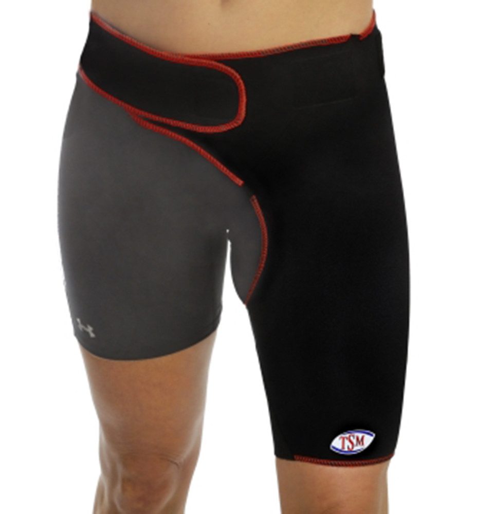 Oberschenkelbandage 3554 TSM Hüft-Oberschenkel-Bandage Pro einseitig, links, schwarz
