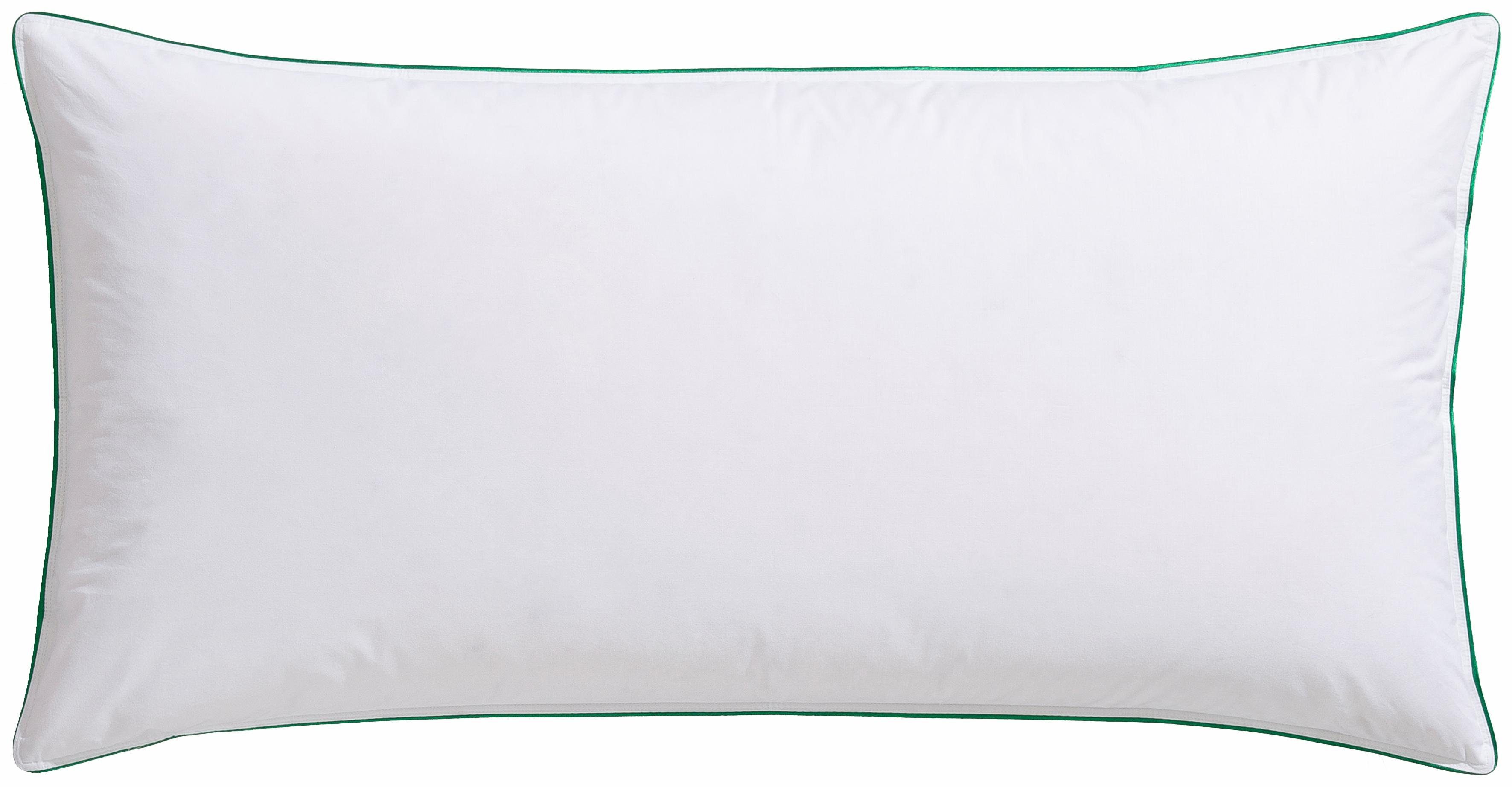 fjödur 3-Kammer-Kopfkissen Fee, in 40x80 & 80x 80 cm erhältlich, Füllung: Außenkammer mit 90% Daunen, 10% Federn, Bezug: 100% Baumwolle, Kissen stützend und kuschelig