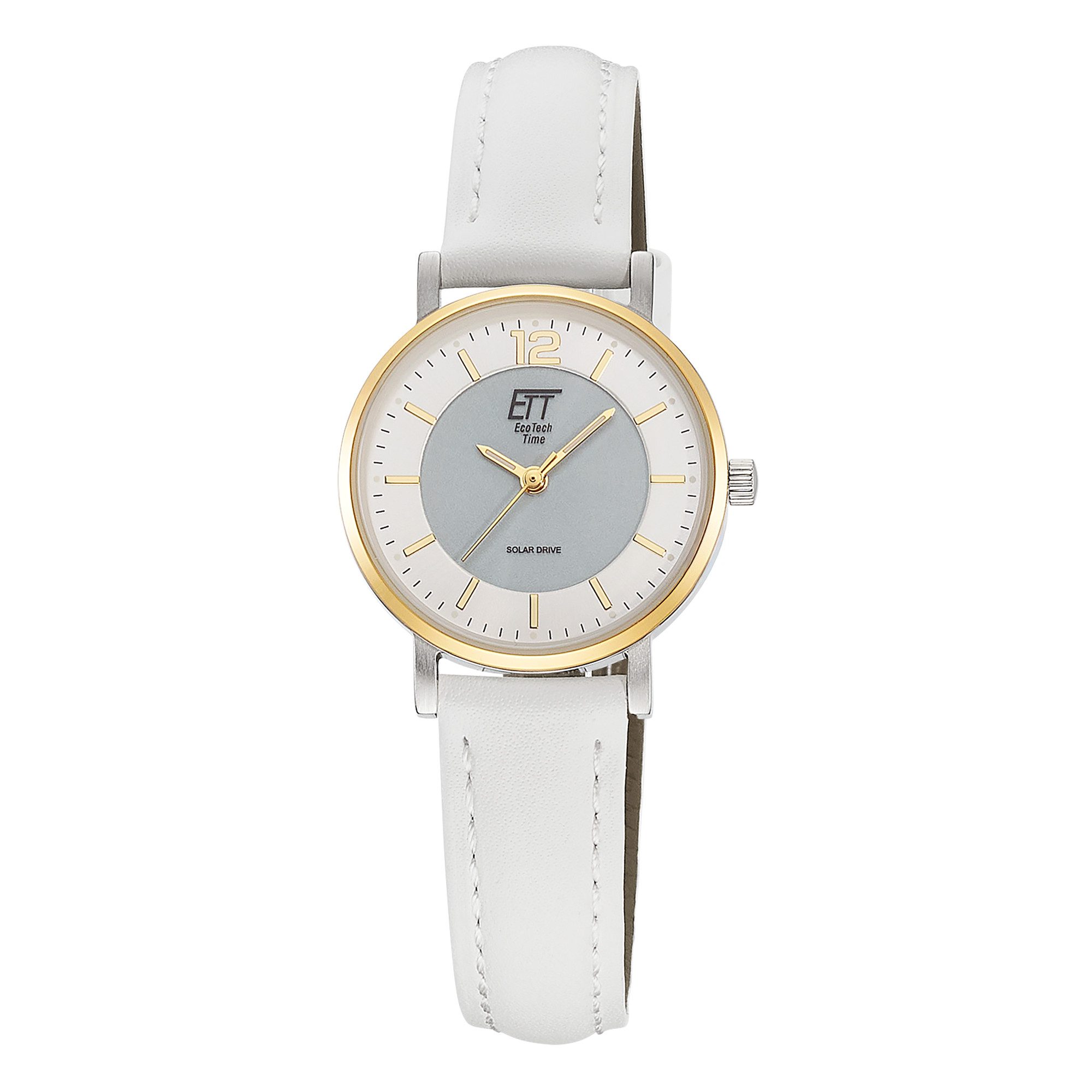 ETT Solaruhr ELS-12163-41L, Armbanduhr, Damenuhr, Lederarmband, analog günstig online kaufen