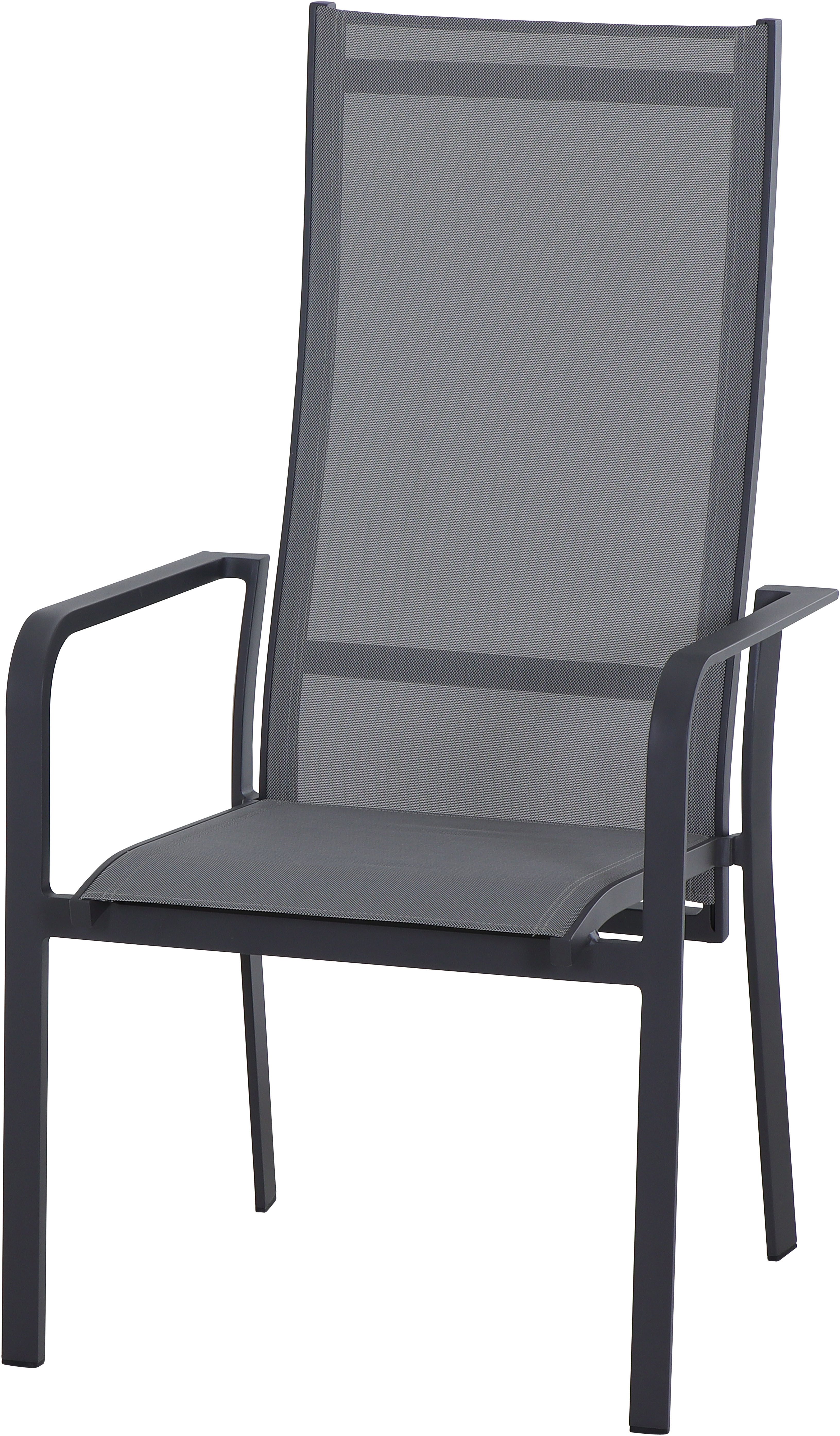 Siena Garden Gartensessel CARLTON Move Sessel, Aluminiumgestell matt anthrazit