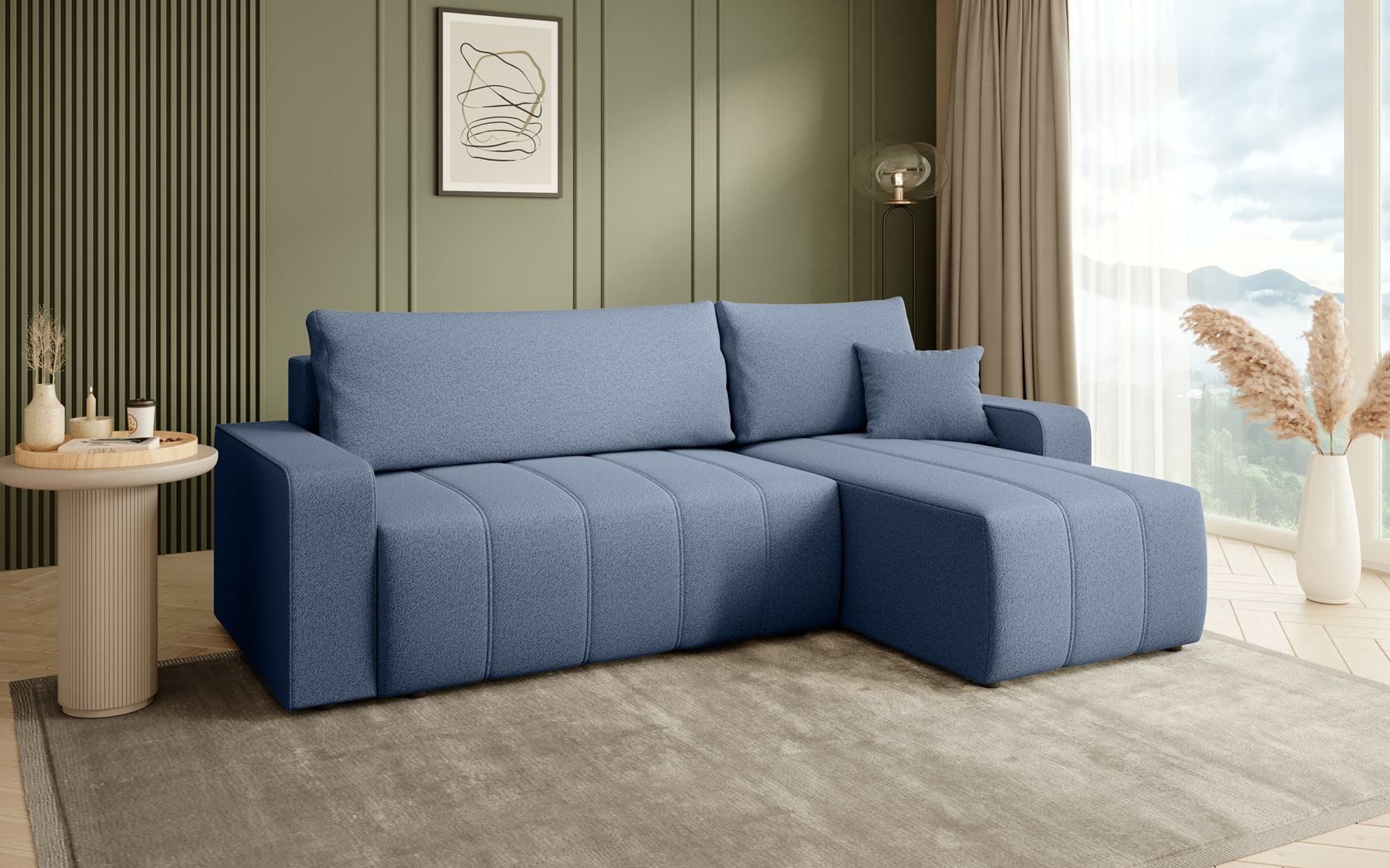 Beautysofa Ecksofa MORI, universelle Seite, mit günstig online kaufen