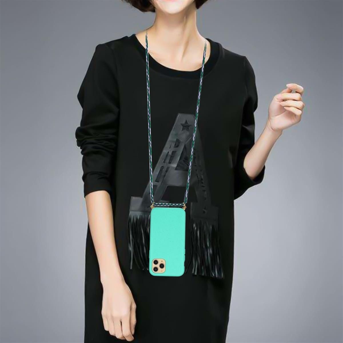 CoverKingz Handyhülle Hülle für Apple iPhone 12 Pro Max Handyhülle Band Handykette Kordel