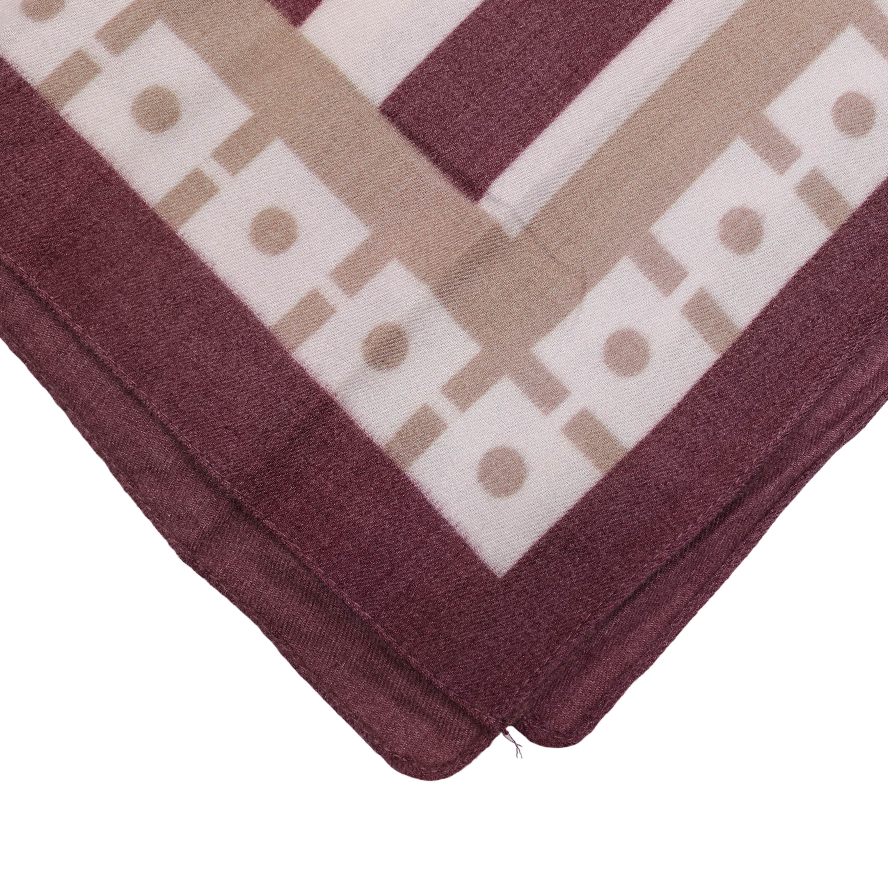 MIRROSI Nickituch Damen leicht angerautes Vierecktuch mit Streifen-Muster, aus Viskose, (Neue Kollektion Herbst/Winter 2026), ca. 88x88cm, warmes Halstuch für H – Bild 4 von 5