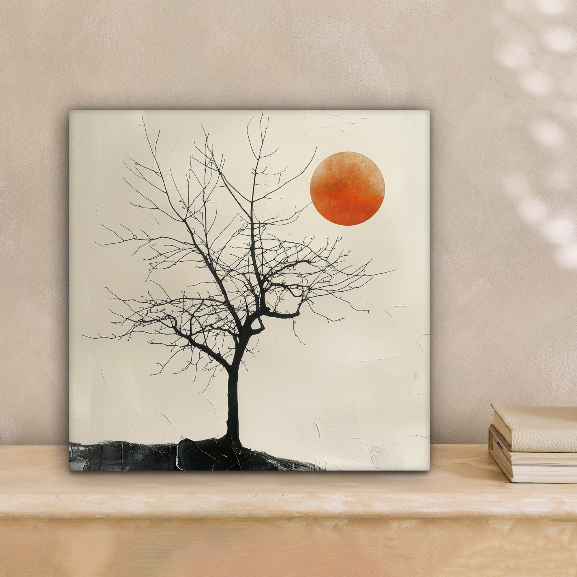 OneMillionCanvasses® Leinwandbild Baum - Sonne - Modern - Landschaft, Fotod günstig online kaufen