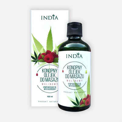 Indiacosmetics Massageöl INDIA Cosmetics Massageöl Himbere (100 ml)